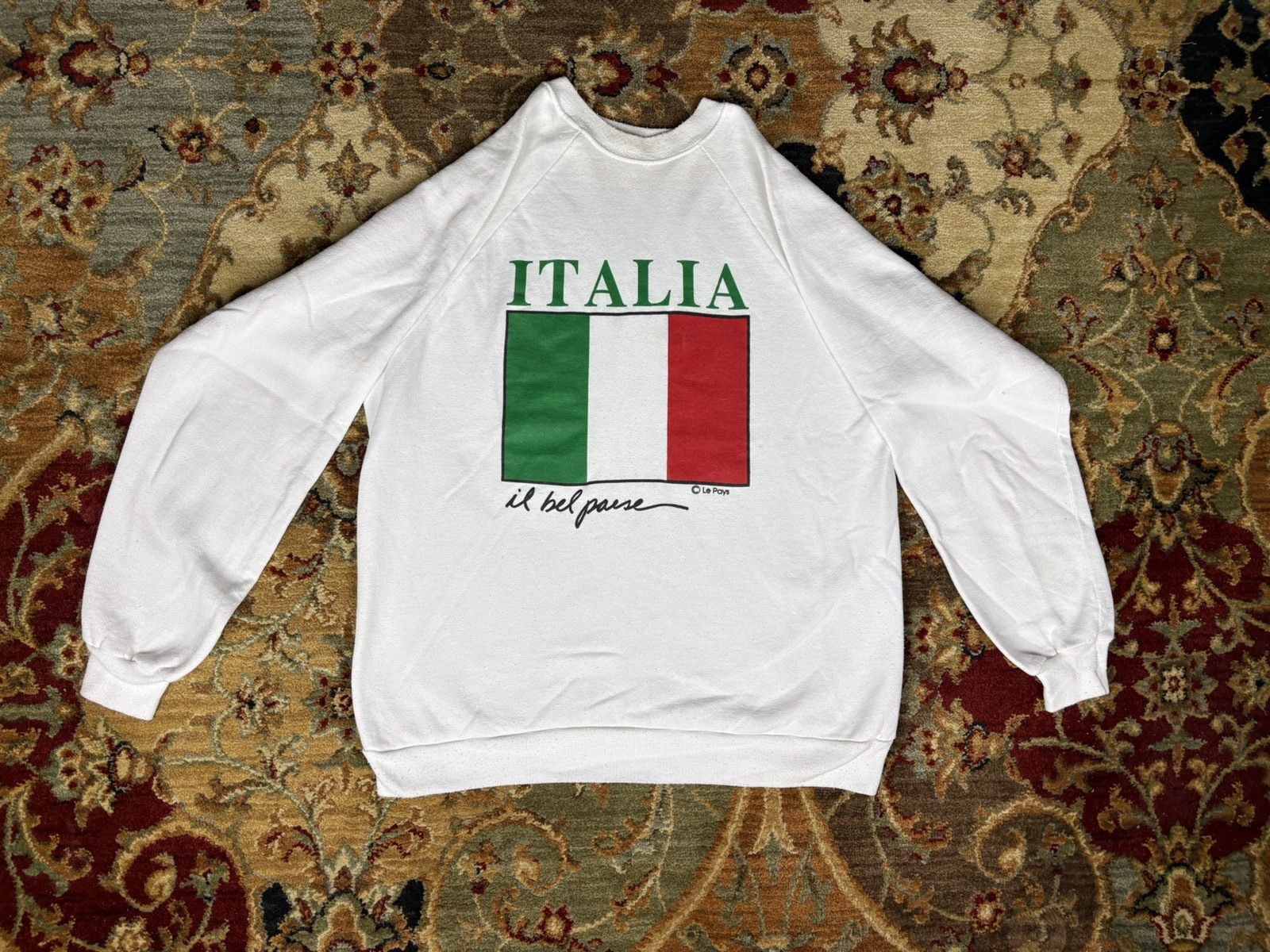 Vintage Vintage Italian Crewneck 1990s Size US L / EU 52-54 / 3 - 1 Thumbnail