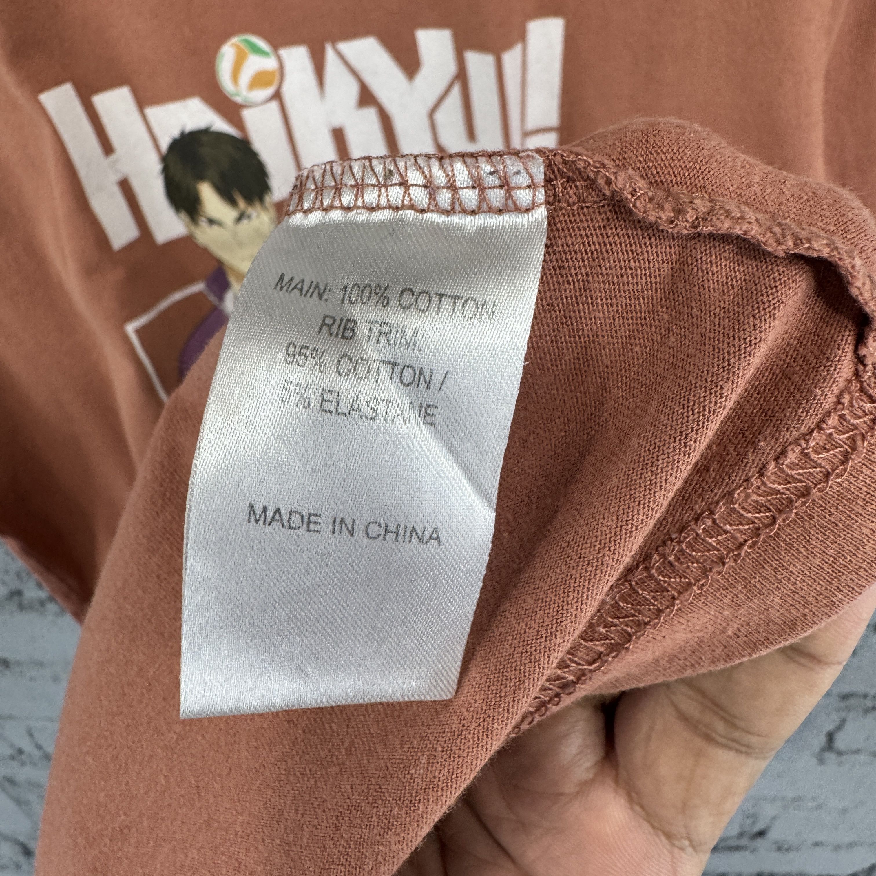Anime Rare Japanese Anime Haikyu Basketball Tshirt Size US L / EU 52-54 / 3 - 6 Thumbnail