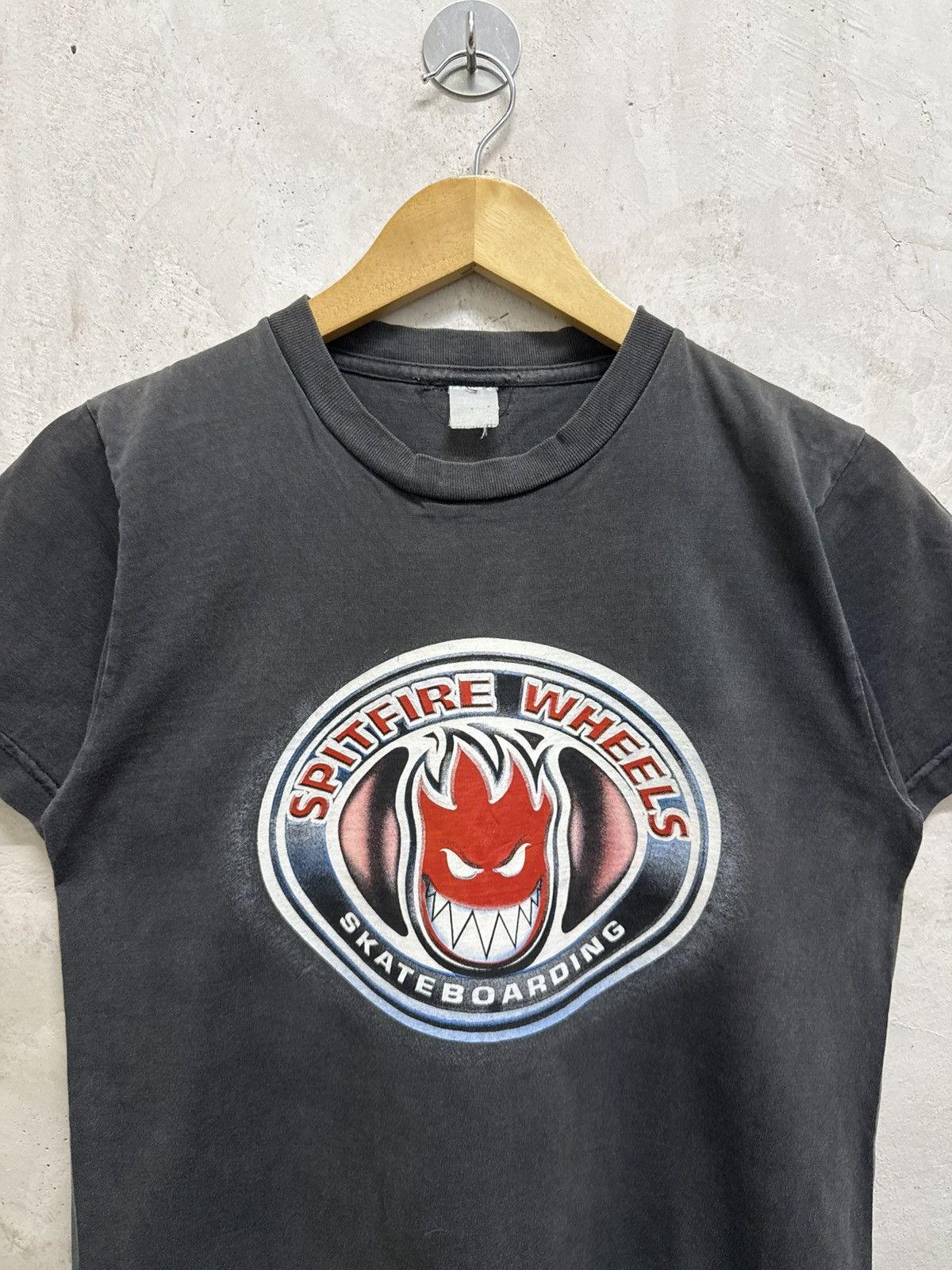 Spitfire Vintage 90s Faded Splitfire Wheel Tees Size US XS / EU 42 / 0 - 2 Thumbnail