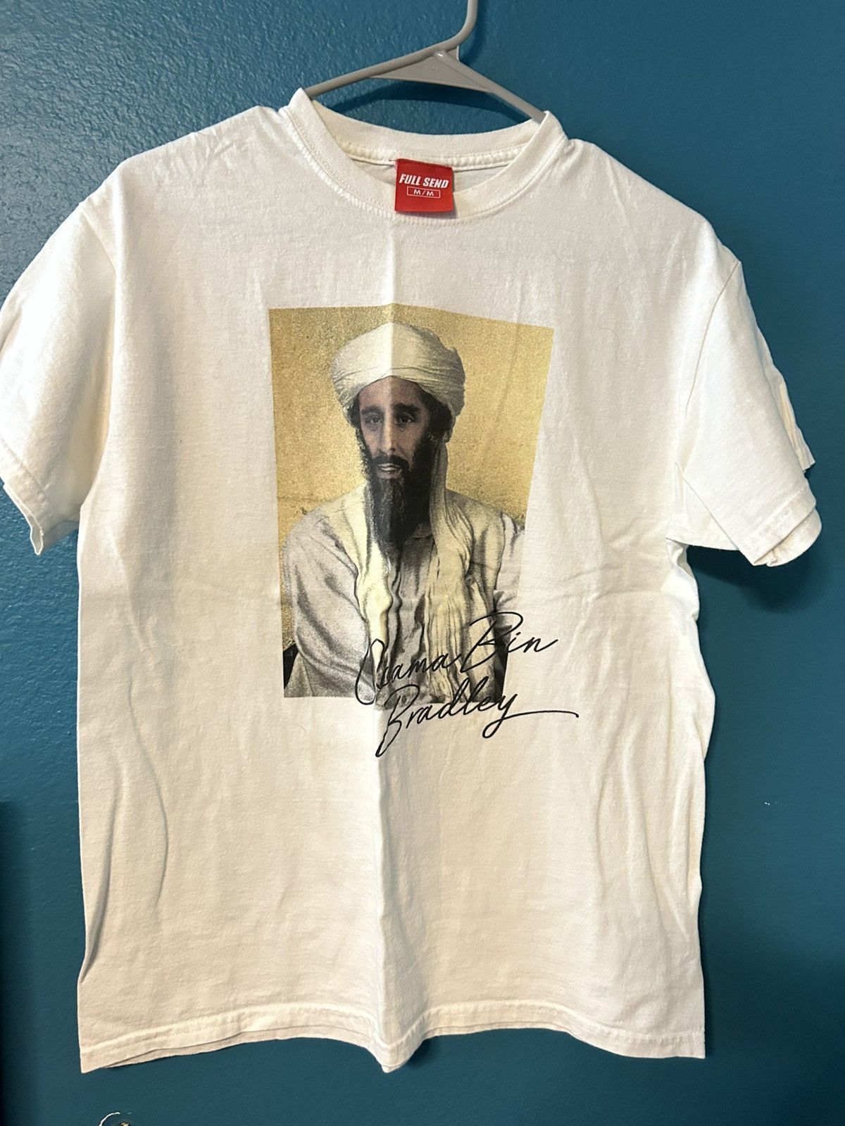 Full Send Osama Bin Bradley White tee Size US M / EU 48-50 / 2 - 1 Thumbnail
