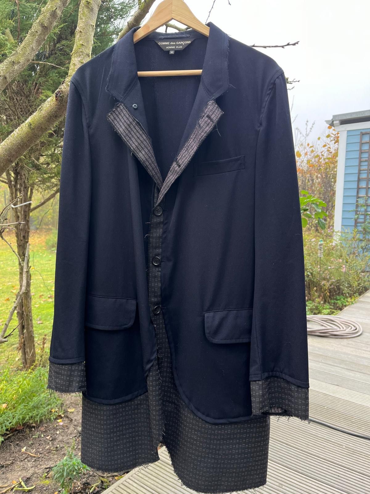 Garçons Homme Plus Comme Des Garcons Staff Coat Coach Jacket Comme