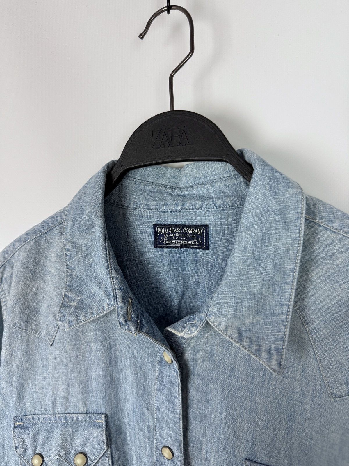 Polo Ralph Lauren Y2K Vintage Polo Jeans Denim Pearl Snap Western Shirt L/XL Size XL / US 12-14 / IT 48-50 - 5 Thumbnail