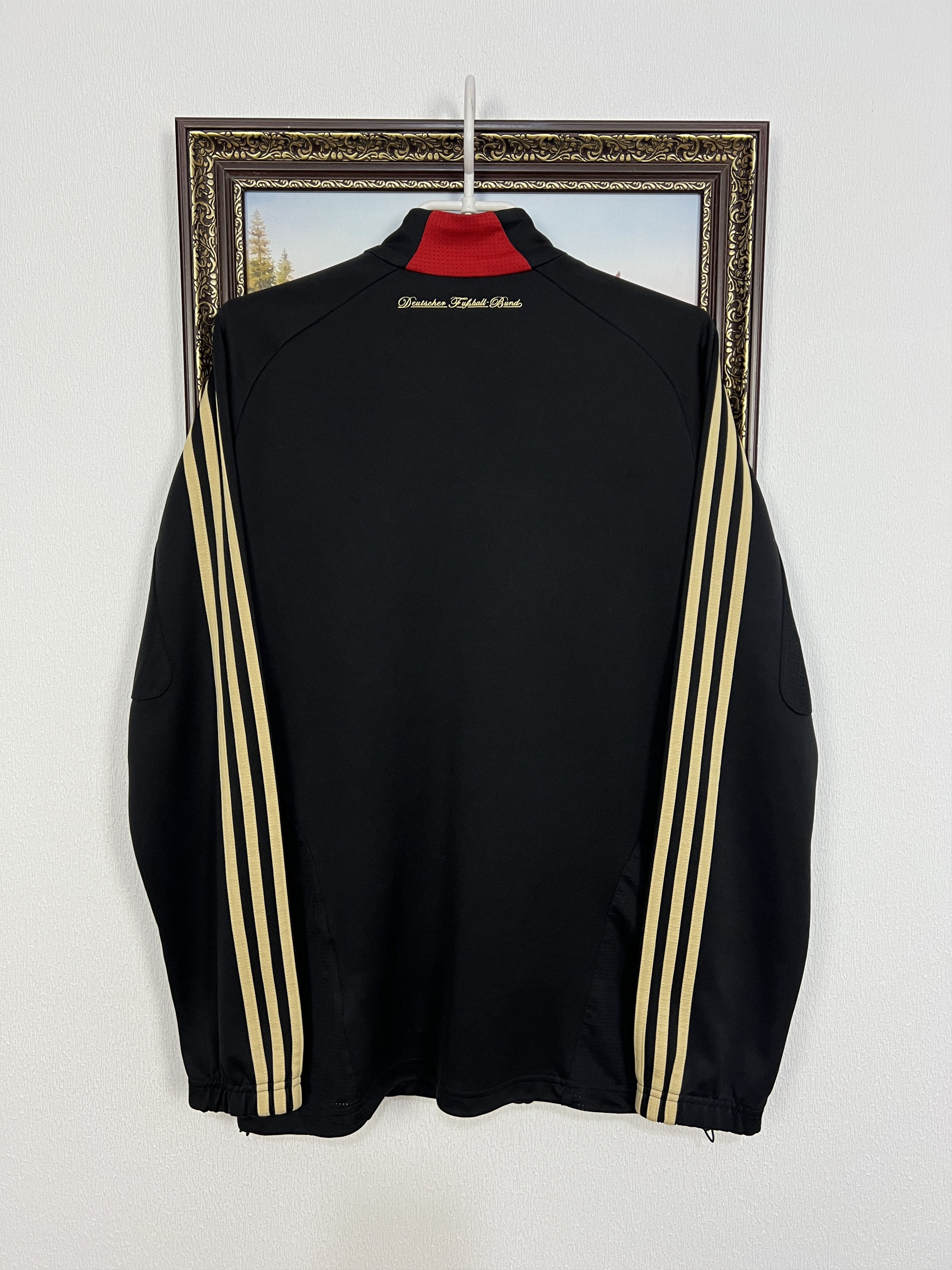 Adidas Germany Football National Jacket Soccer Track Top Zip Size US M / EU 48-50 / 2 - 9 Thumbnail