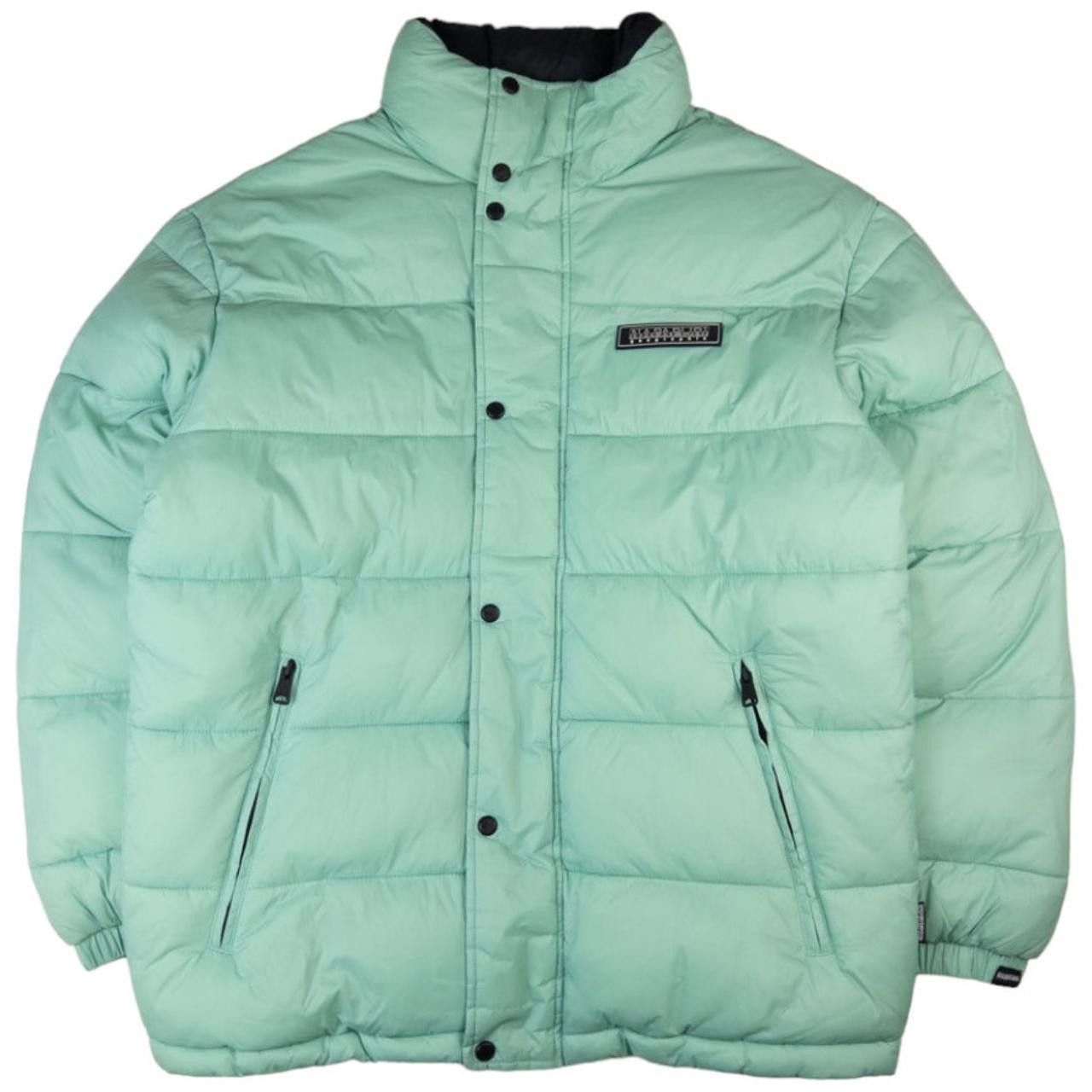Napapijri Vintage Napapijiri Georgraphic Zip Up Puffer Jacket Size L Size US L / EU 52-54 / 3 - 2 Thumbnail