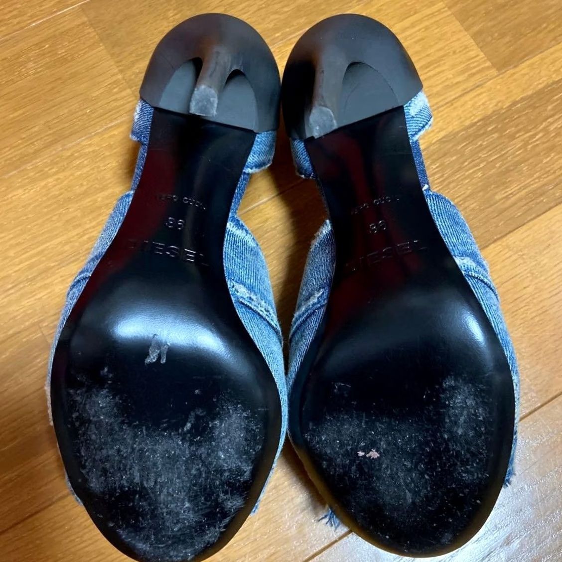 Diesel VINTAGE Diesel Women Denim Pumps Luxury Classic 6.0US Distressed Finish Size US 6 / IT 36 - 6 Thumbnail