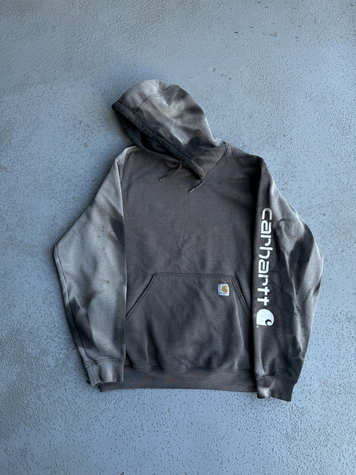 Carhartt PERFECTLY faded gray CARHARTT hoodie Large Size US L / EU 52-54 / 3 - 12 Thumbnail