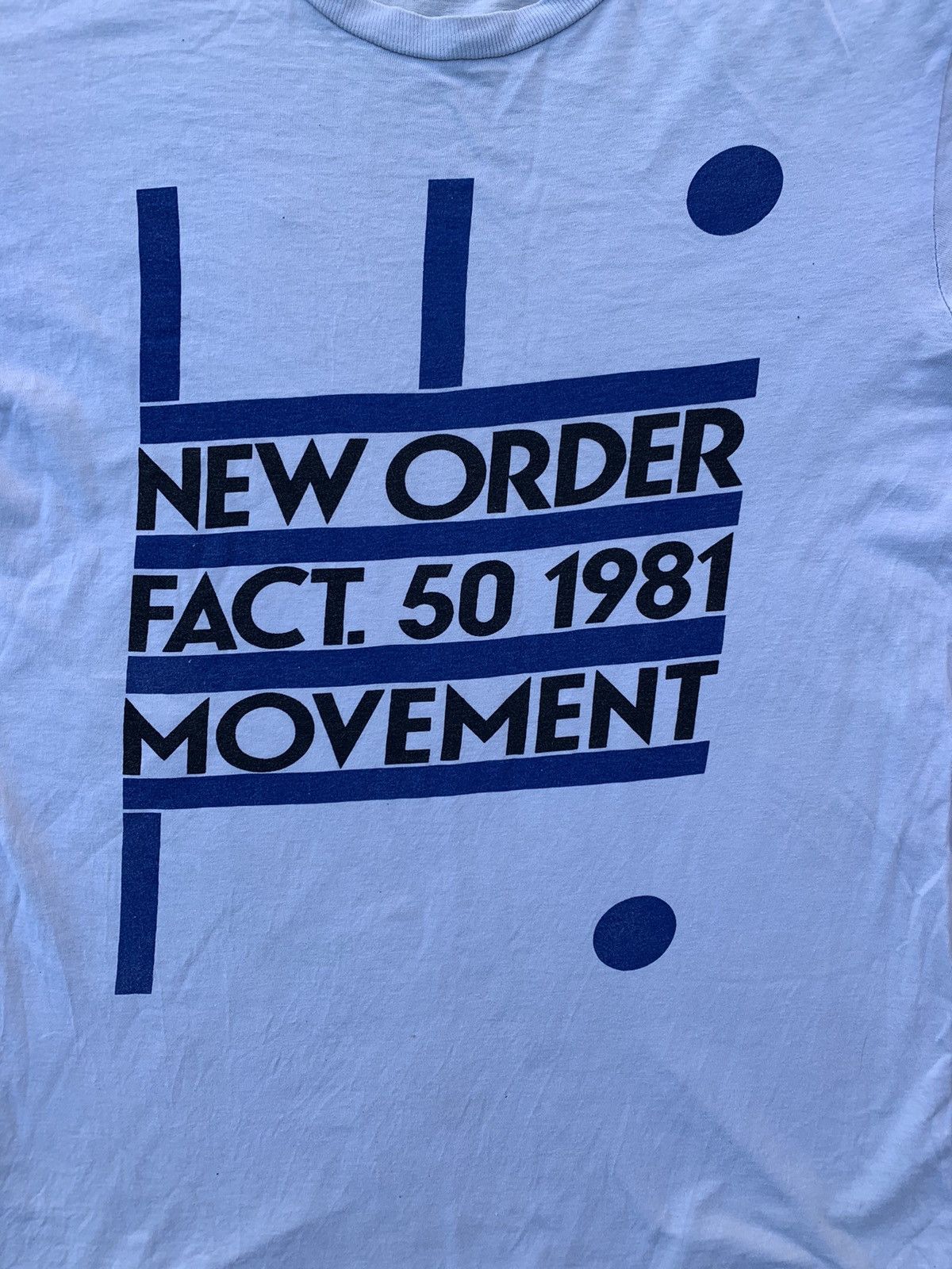 Band Tees × Vintage New Order Album Fact. 50 1981 Movement Size US M / EU 48-50 / 2 - 2 Thumbnail