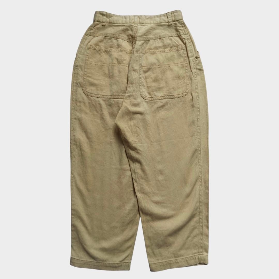 Issey Miyake vintage 1980's Issey miyake sport mustard tuck pant Size 25" / US 0 / IT 36 - 2 Thumbnail