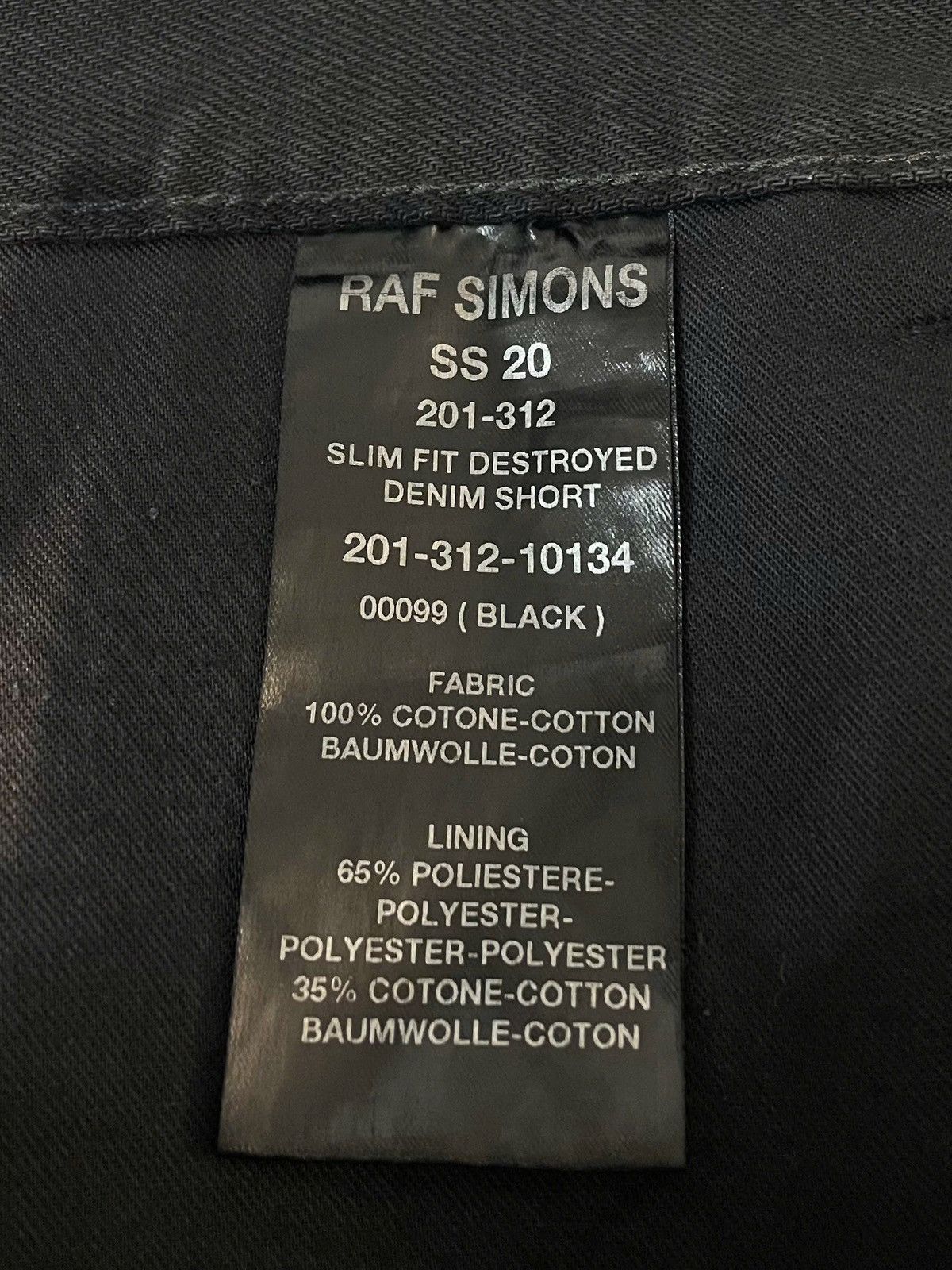 Raf Simons Raf Simons Denim Shorts Size US 34 / EU 50 - 6 Thumbnail