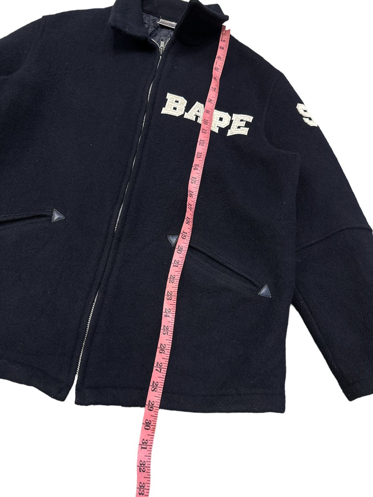 Bape 1990s BAPE MELTON JACKET Size US L / EU 52-54 / 3 - 3 Thumbnail