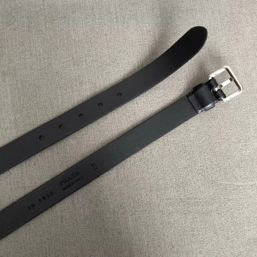Prada Prada Unisex Full Leather Belt. Size ONE SIZE - 6 Thumbnail