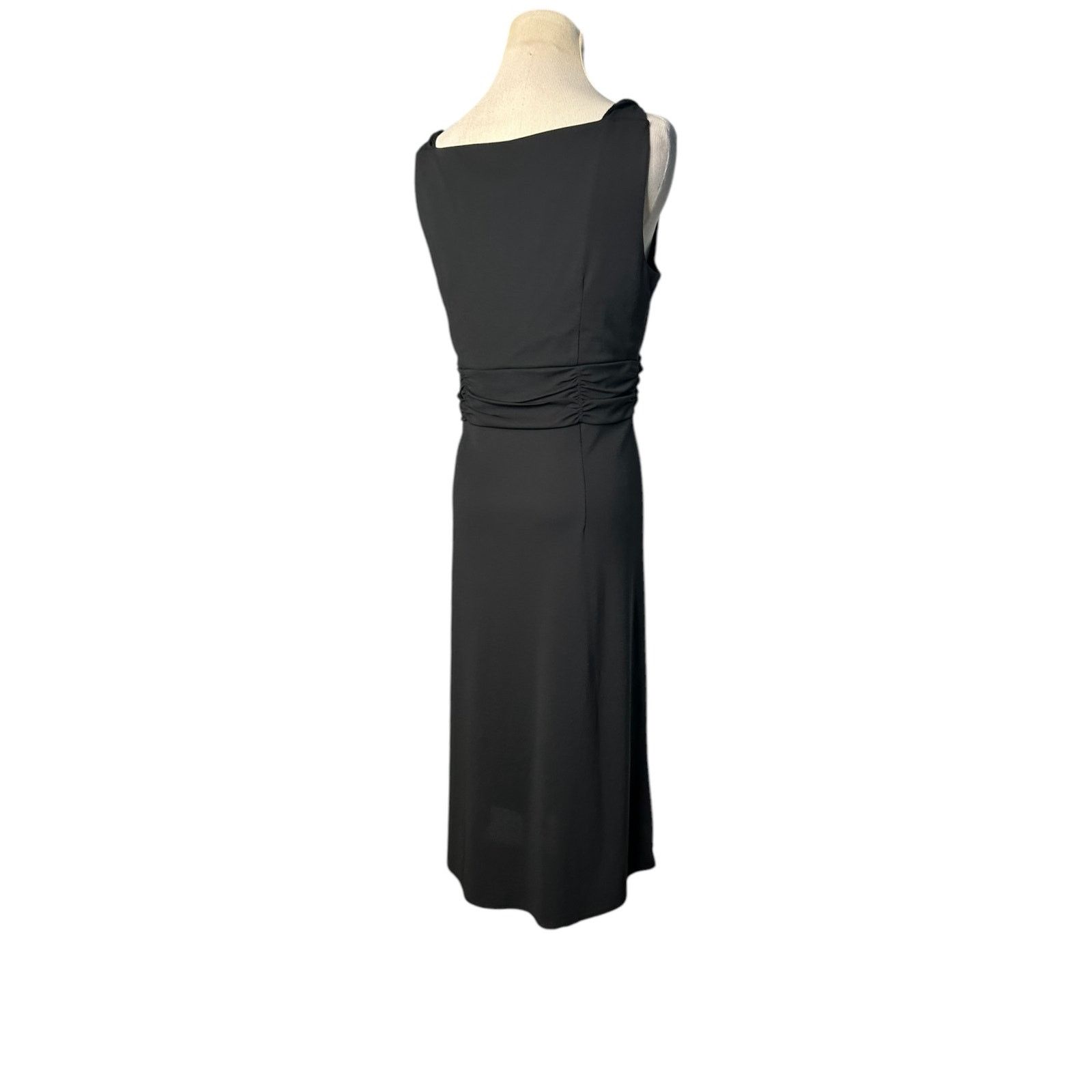Loft Loft black sleeveless twisted straps midi dress size 8 Size M / US 6-8 / IT 42-44 - 13 Thumbnail