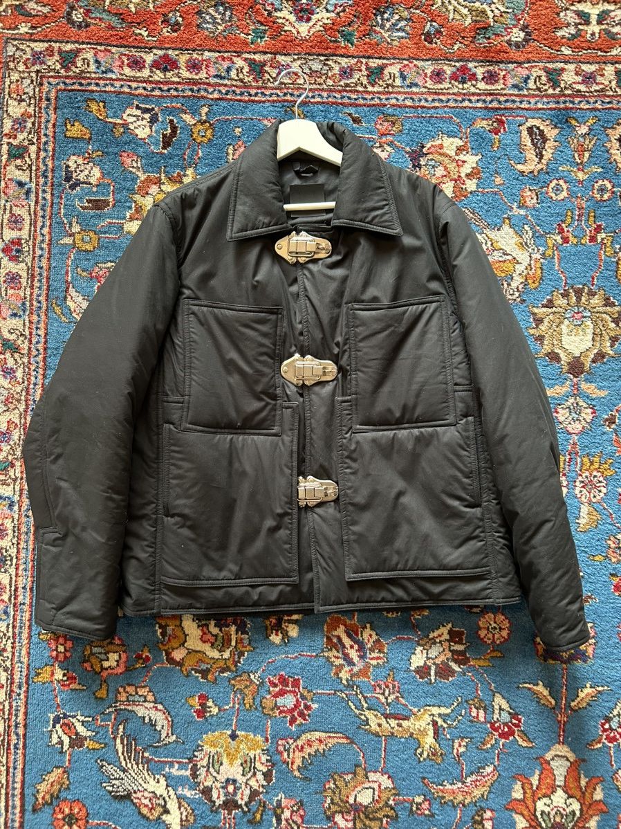 image of Craig Green Buckle Down Jacket in Black, Men's (Size XL)