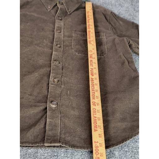 Nautica Vintage Nautica Corduroy Button Up Shirt Men Sz L Chocolate Size US L / EU 52-54 / 3 - 3 Thumbnail