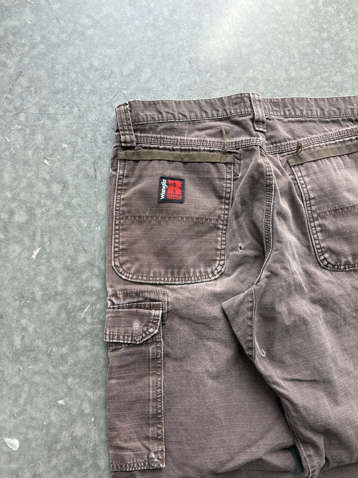 Vintage Vintage Y2K Wrangler Riggs Double Knee Carpenter Pants 32x30 Size US 32 / EU 48 - 9 Thumbnail