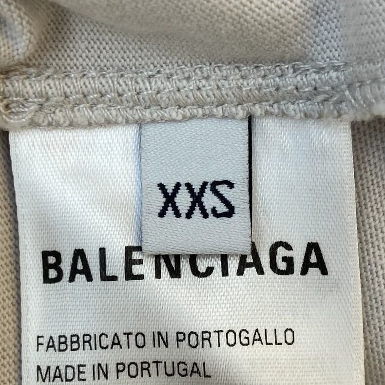 Balenciaga Balenciaga Logo Letter Printed Round Neck Straight Short S Size US XXS / EU 40 - 7 Thumbnail