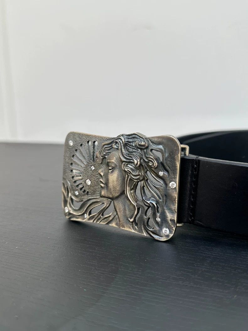 Yohji Yamamoto Yohji Yamamoto 07Aw Diamond Goddess Cutout 950 Silver Belt Size ONE SIZE - 3 Thumbnail