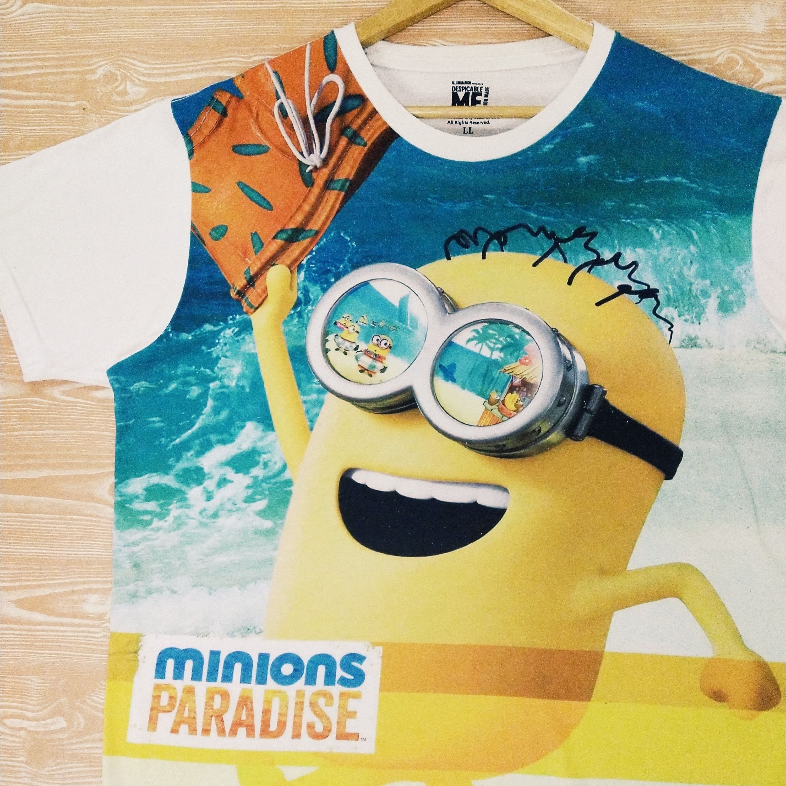 Hysteric Glamour Despicable ME Minions Paradise Fullprint Shirt Size US XL / EU 56 / 4 - 3 Thumbnail