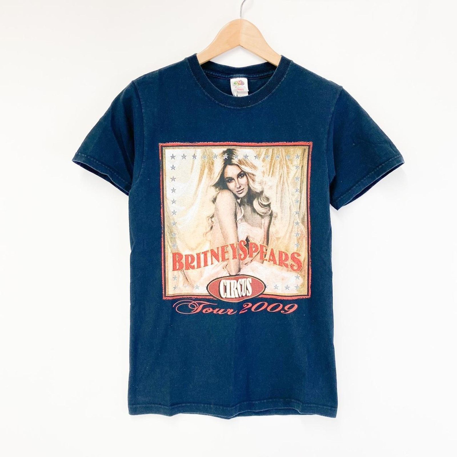 Fruit Of The Loom Britney Spears 2009 Y2k Circus Tour T-Shirt Black Men Small Size US S / EU 44-46 / 1 - 1 Thumbnail