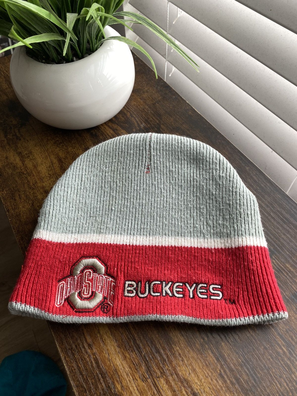 Vintage Vintage Ohio Buckeyes Reversible Beanie Size ONE SIZE - 2 Thumbnail