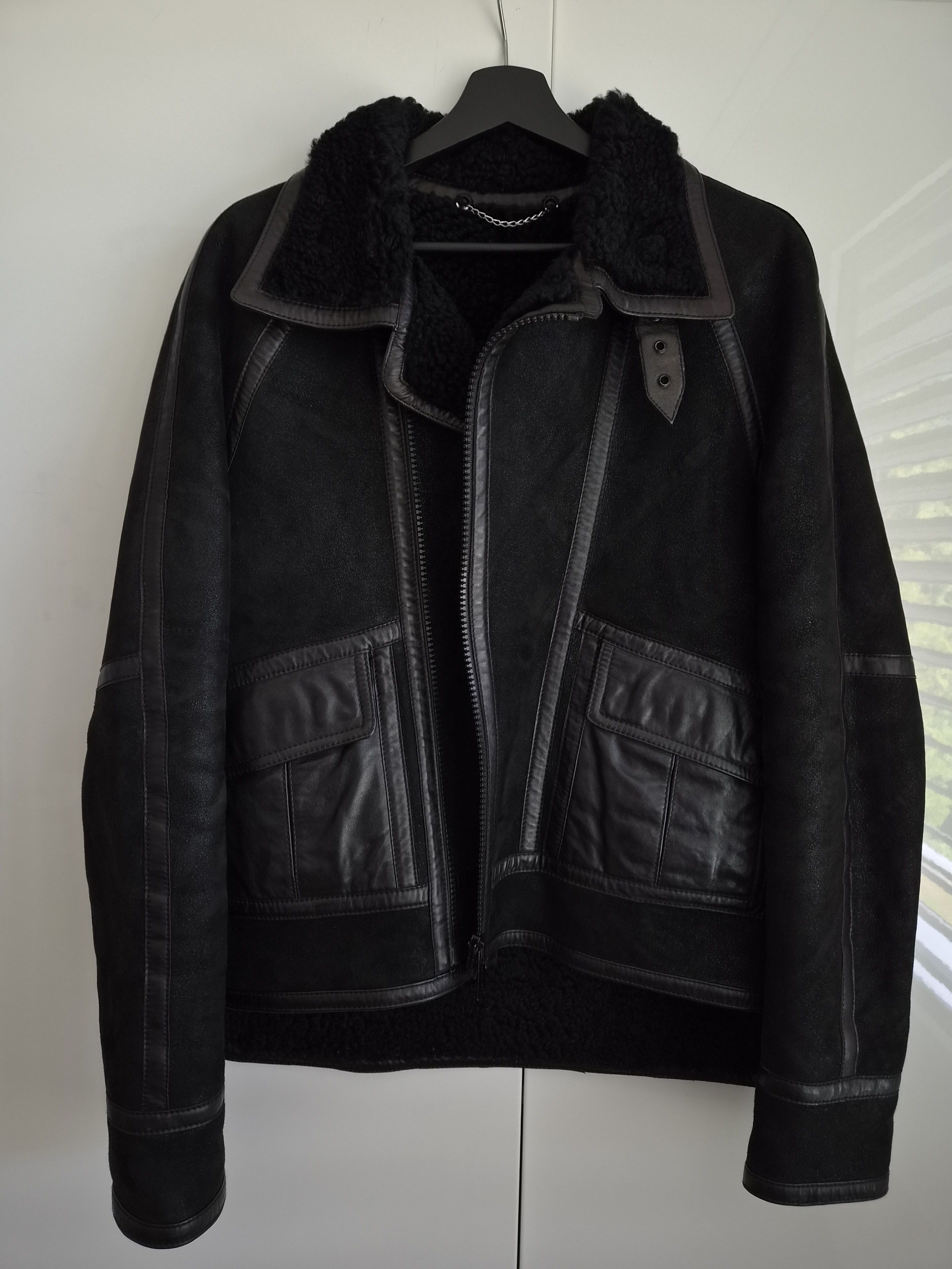 Balenciaga AW08 Balenciaga Ghesquière Lambskin Shearling Leather Jacket Size US M / EU 48-50 / 2 - 1 Thumbnail