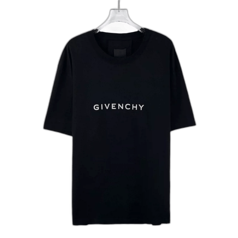 Givenchy Givenchy Givenchy Black Logo Cotton Short Sleeve TShirt -2 Size US L / EU 52-54 / 3 - 1 Thumbnail