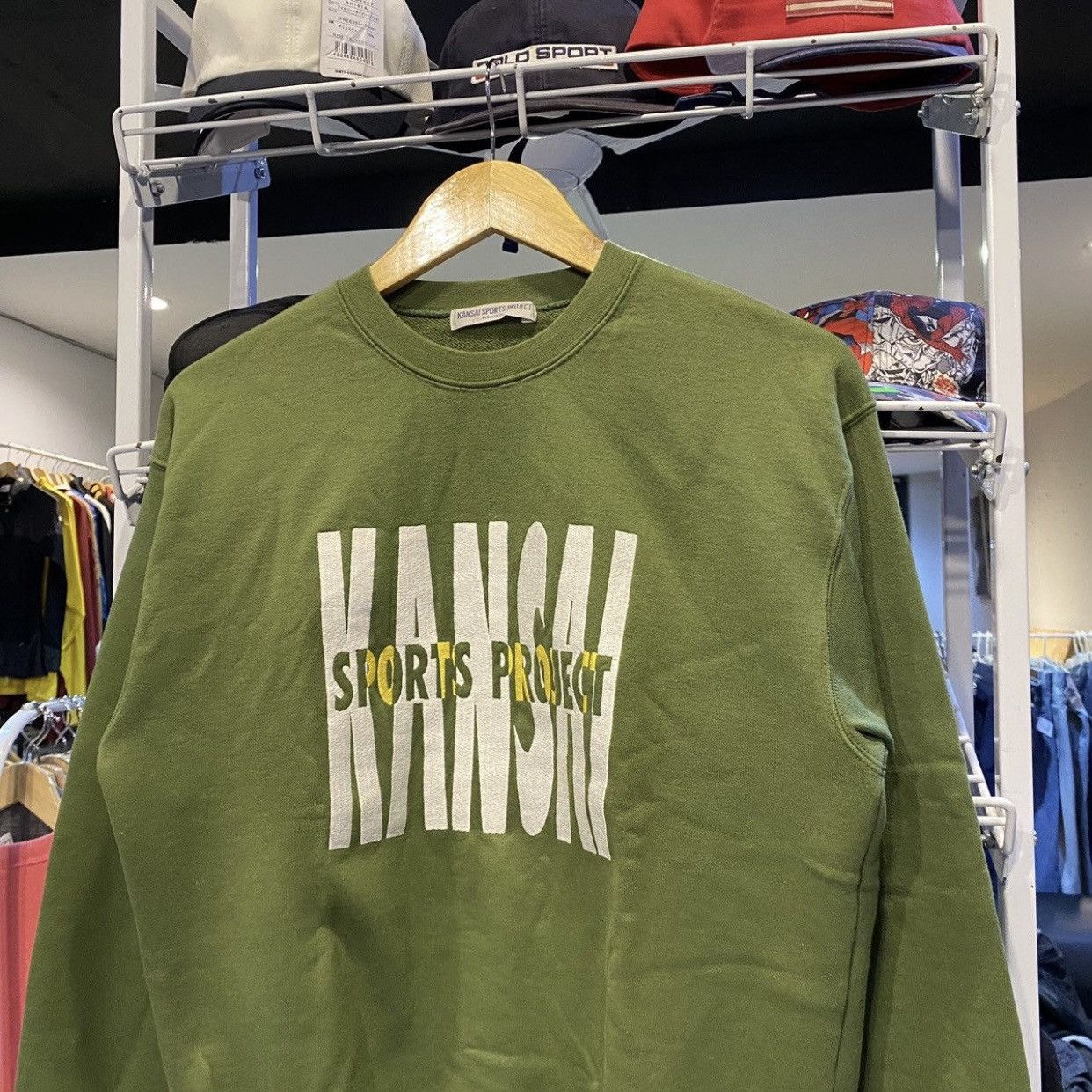 Kansai Yamamoto VINTAGE 90s Kansai Sports Project crewneck big logo embroid Size US M / EU 48-50 / 2 - 4 Thumbnail
