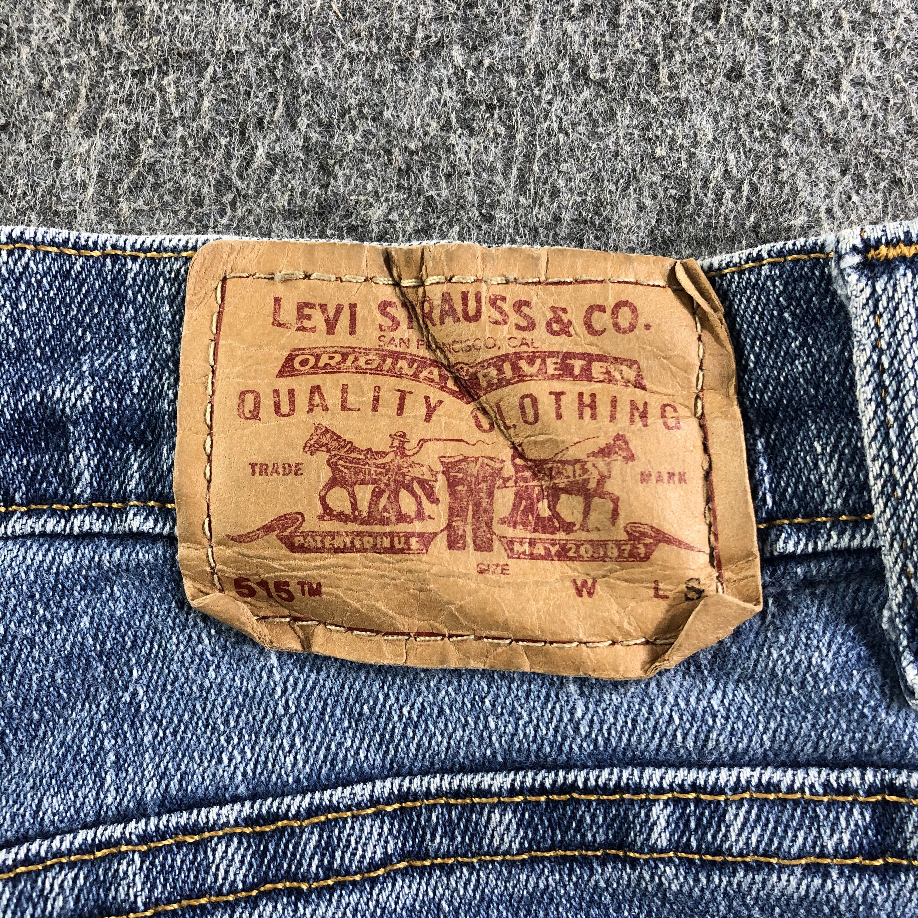 Levi's 90s Vintage Blue Wash Levis 515 Jeans-J4134 Size 32" / US 10 / IT 46 - 5 Thumbnail