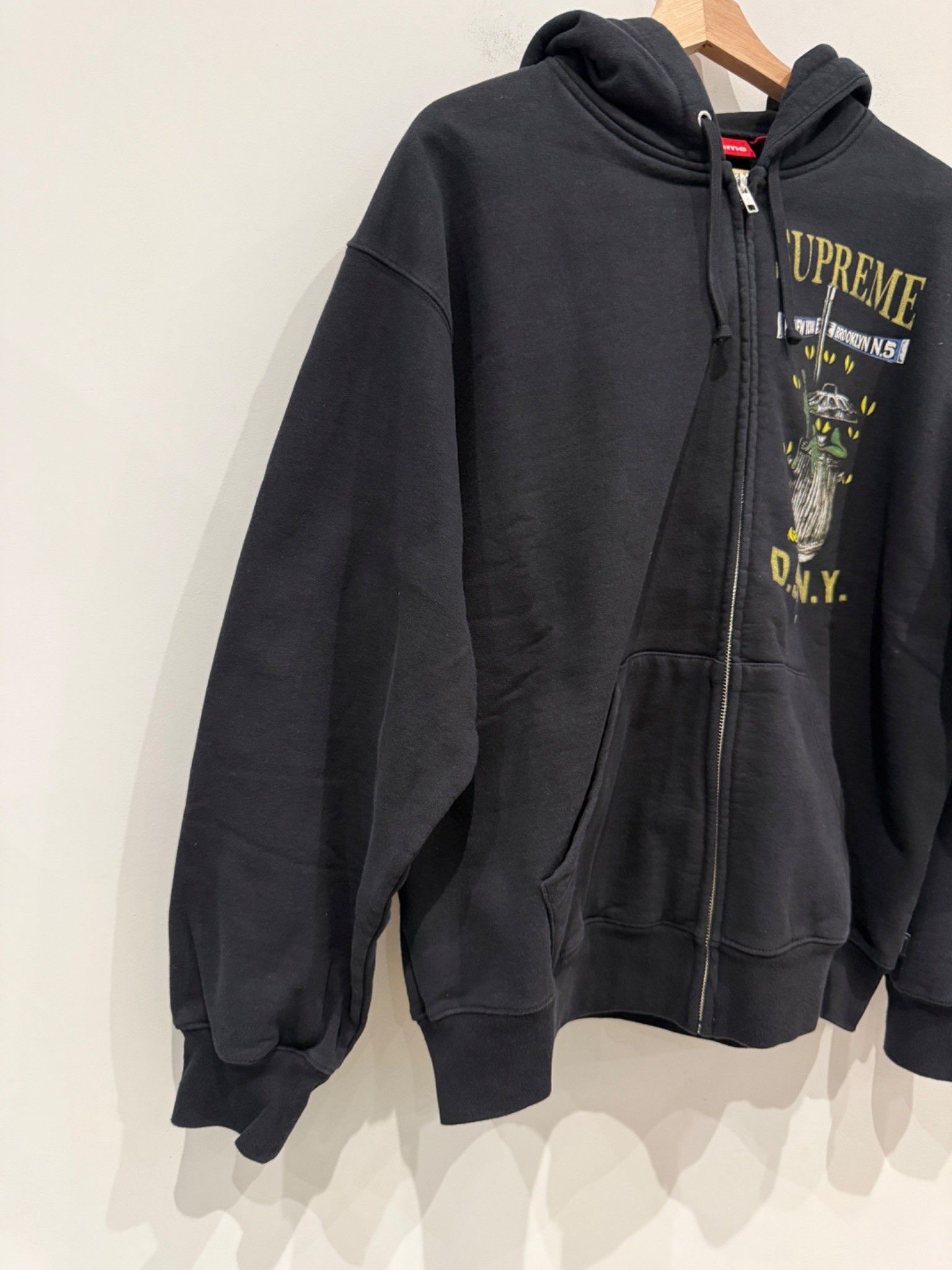 Supreme Supreme DSNY Zip Up Hooded Sweatshirt Black Size US M / EU 48-50 / 2 - 2 Thumbnail