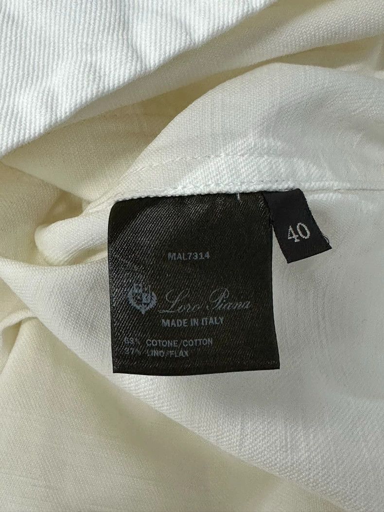 Loro Piana LORO PIANA White pocket embroidered letters Size M / US 6-8 / IT 42-44 - 5 Thumbnail