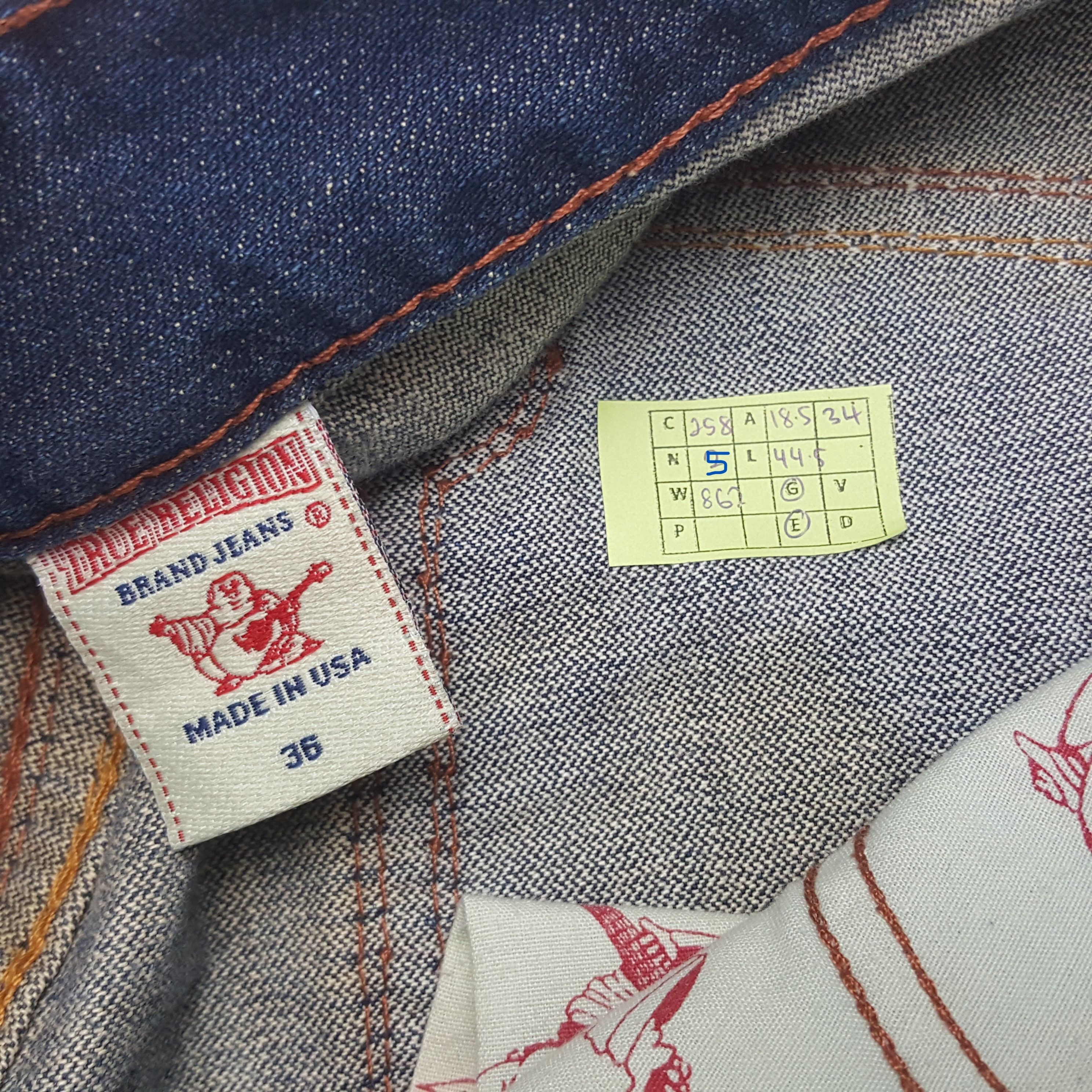 True Religion × Vintage Vintage True Religion Denim Size US 37 - 8 Thumbnail