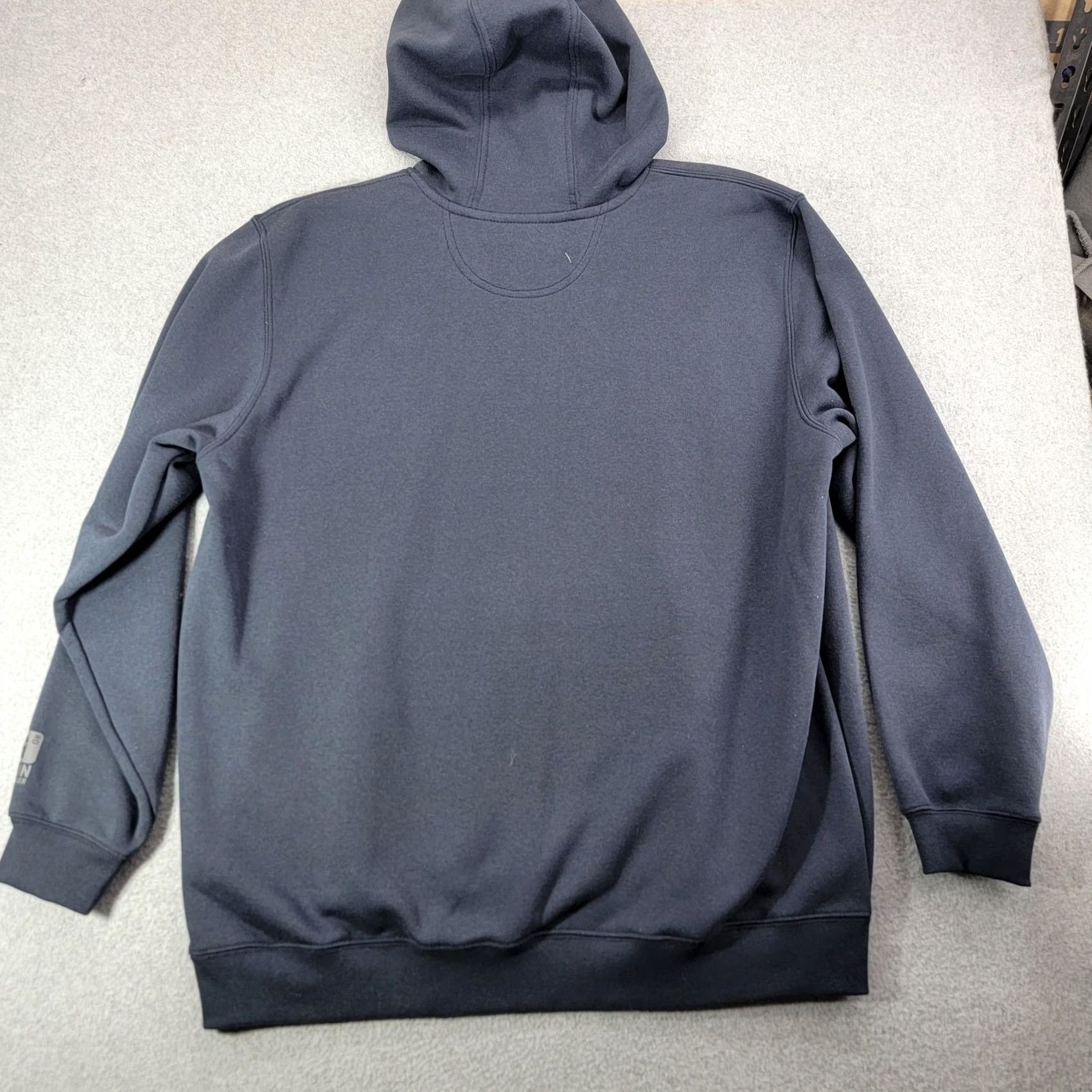 Carhartt Carhartt Hoodie Mens XL Blue Rain Defender Pullover Fleece Logo Kangaroo Pocket Size US XL / EU 56 / 4 - 7 Thumbnail