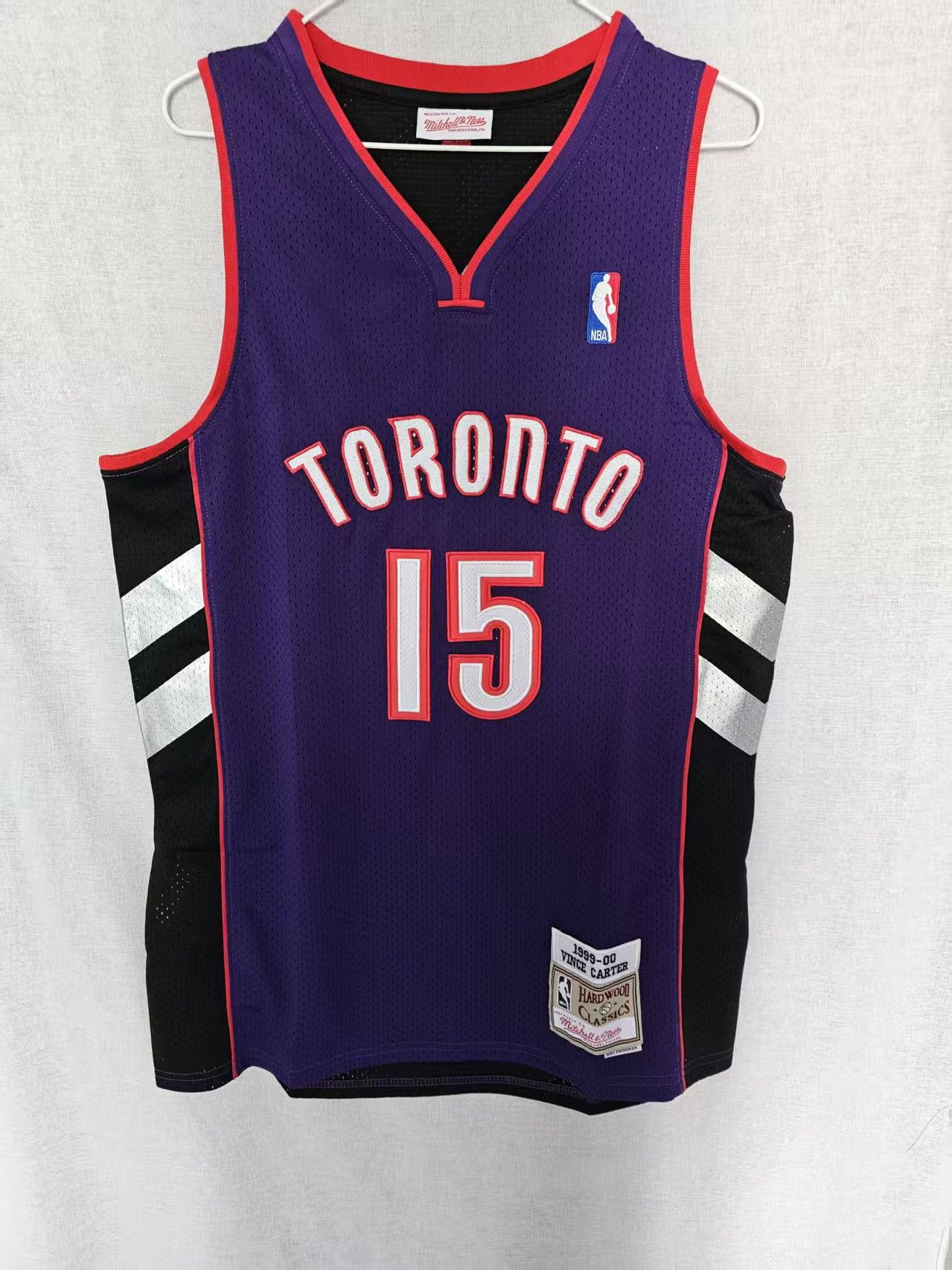 NBA Toronto Raptors #15 Vince Carter Jersey Double Stitched L Size US L / EU 52-54 / 3 - 2 Thumbnail