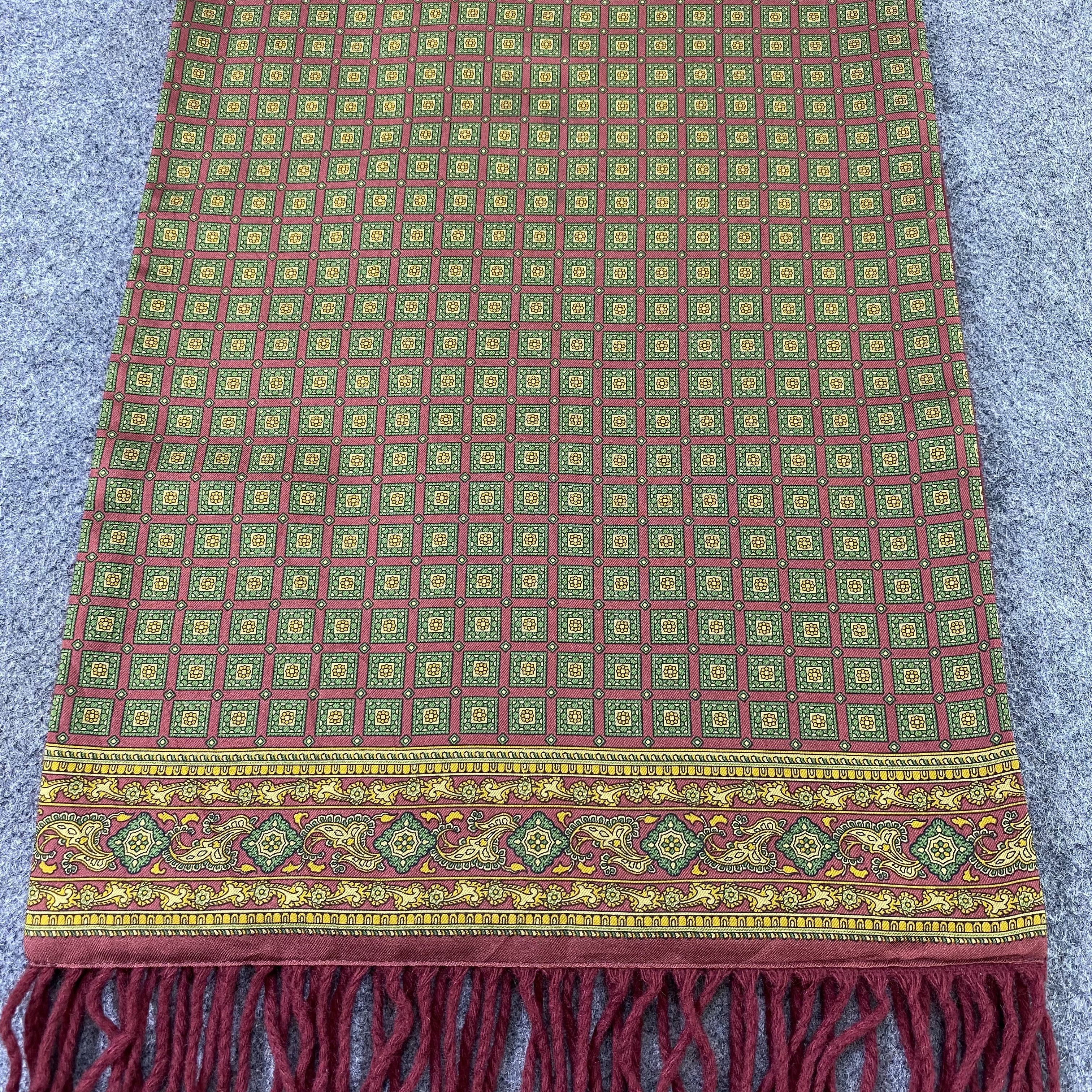 Aquascutum Aquasqutum Silk Scarf / Muffler / Neckwear-K019 Size ONE SIZE - 6 Thumbnail