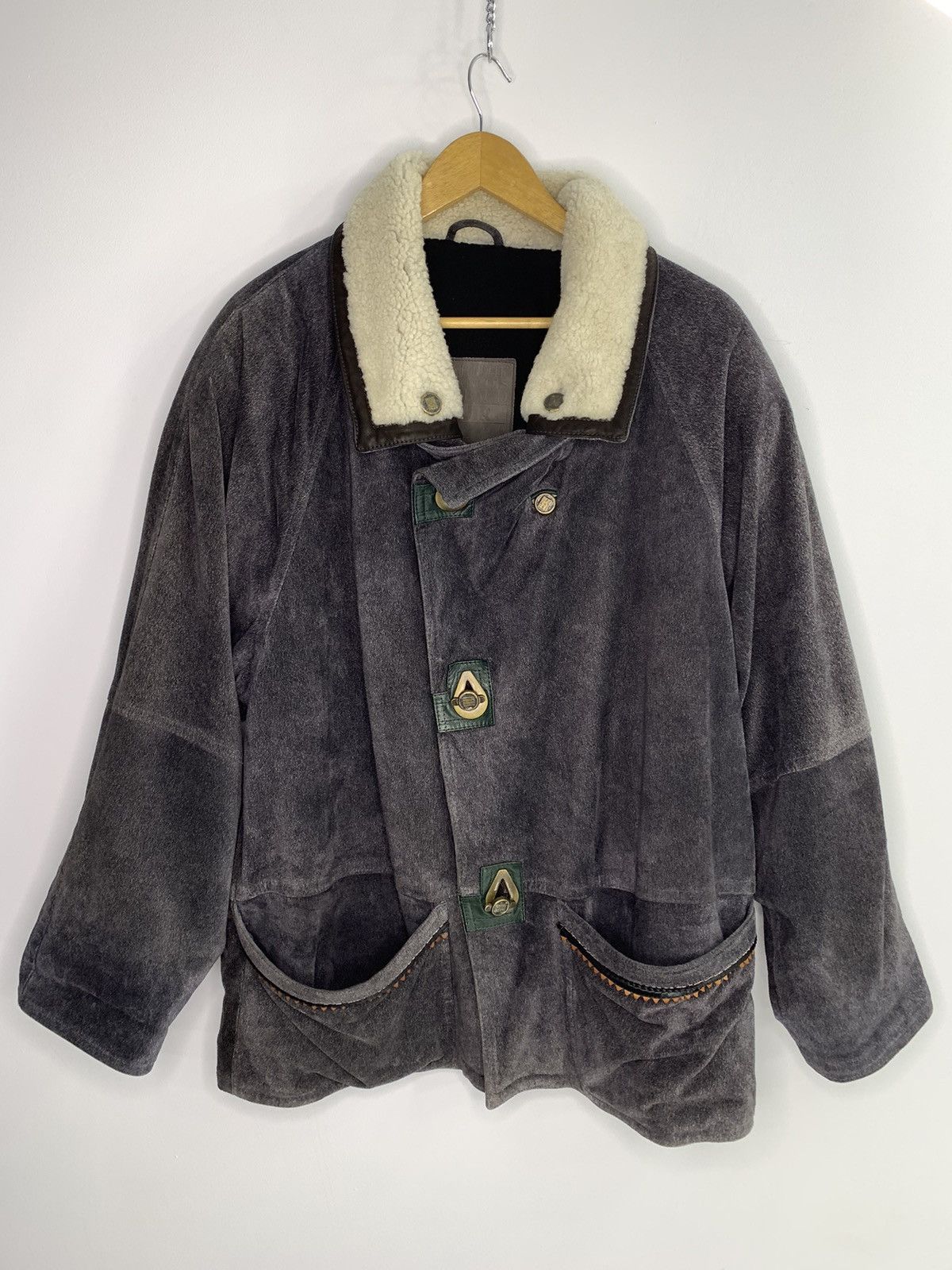 Marithe + Francois Girbaud Very Rare Marithe Francois Girbaud Cuir Ruffo Leather Jacket Size US L / EU 52-54 / 3 - 1 Thumbnail