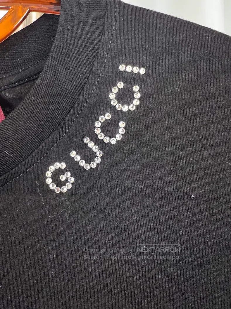 Gucci Gucci 24ss new collar water drill short sleeves Size US S / EU 44-46 / 1 - 4 Thumbnail