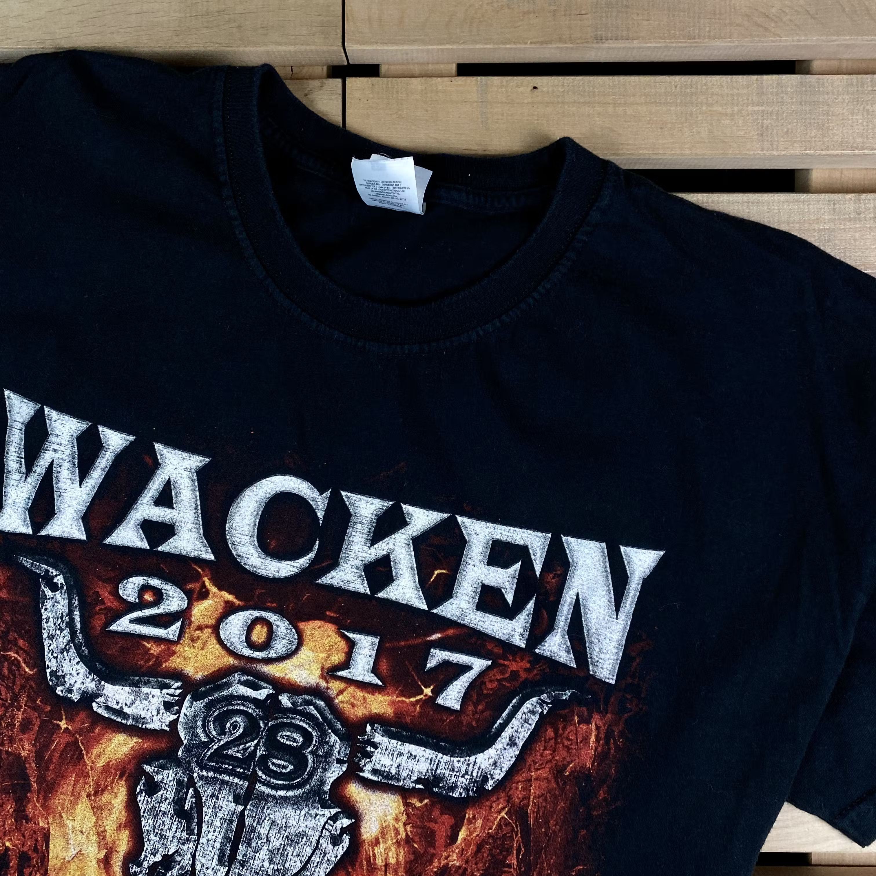 Band Tees × Vintage Mens Vintage T Shirt Wacken Size XL Size US XL / EU 56 / 4 - 2 Thumbnail