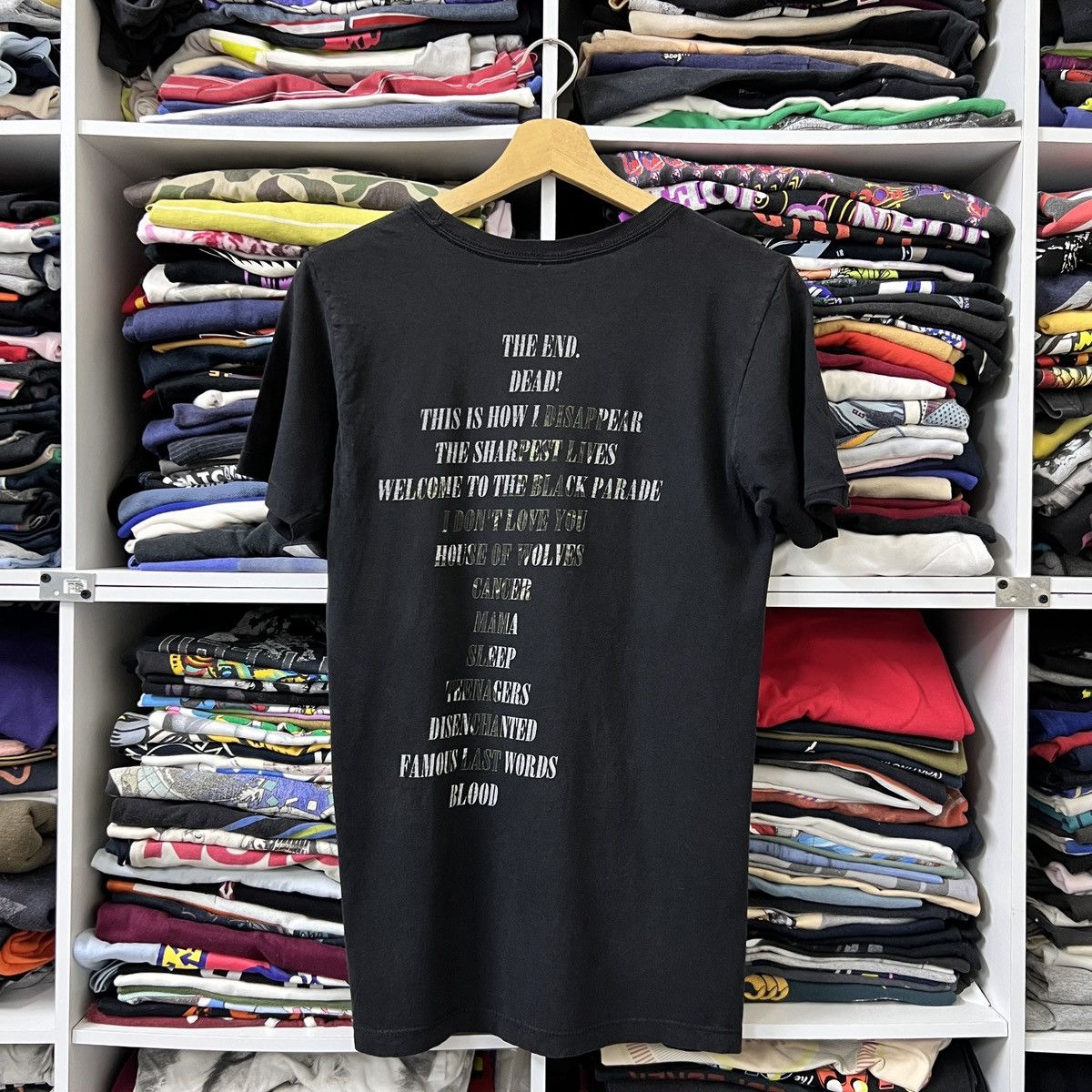 Band Tees × Vintage VTG MY CHEMICAL ROMANCE THE BLACK PARADE Size US S / EU 44-46 / 1 - 2 Thumbnail