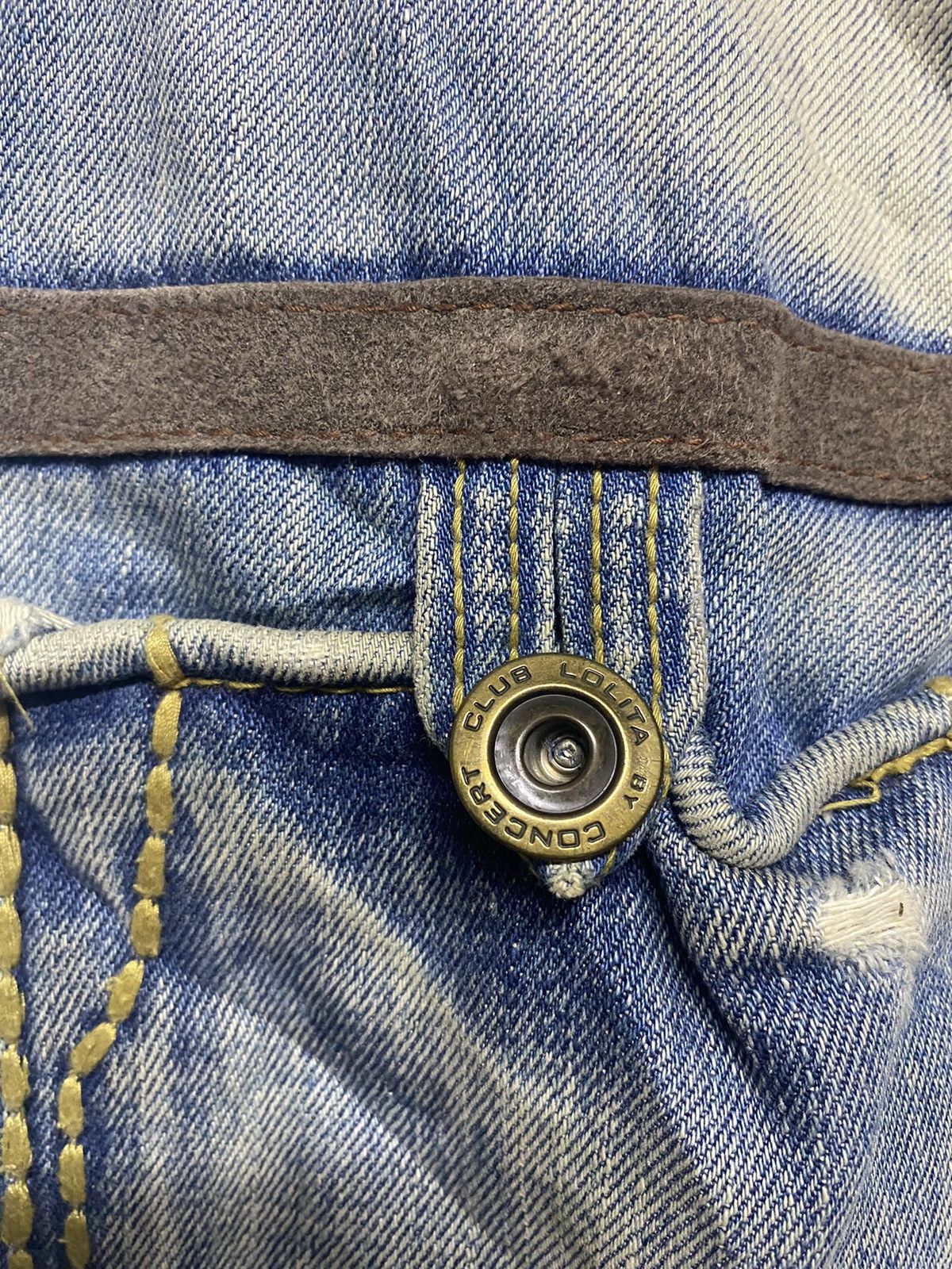 If Six Was Nine × Japanese Brand Japanese Brand Distressed Lolita Jeans Denim Pant Size US 32 / EU 48 - 8 Thumbnail