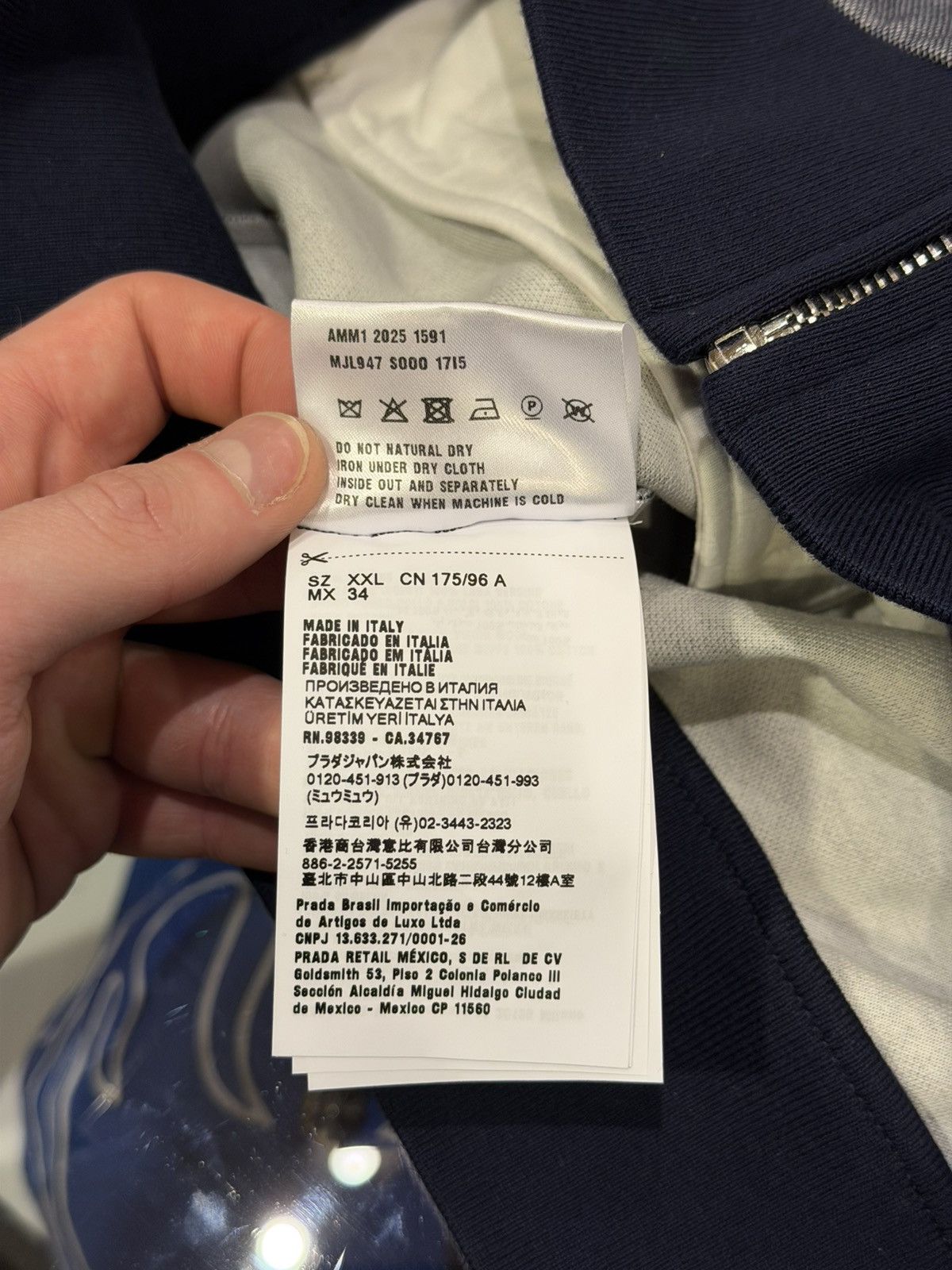 Miu Miu Miu Miu Deux-Tonal Knit Track Jacket Size US S / EU 44-46 / 1 - 8 Thumbnail