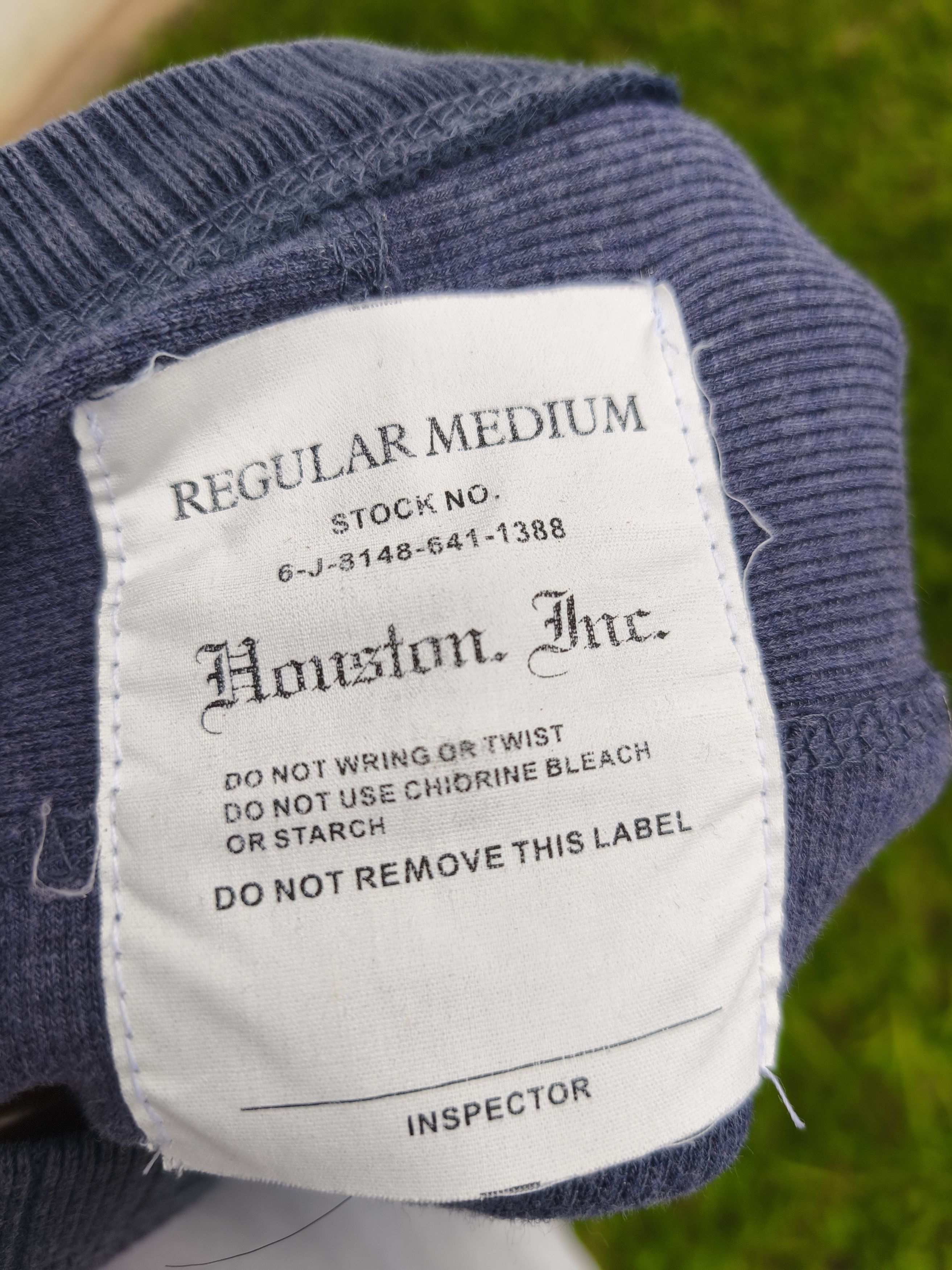 I.N.C Houston INC long sleeve USN Inspector Henley shirt Size US L / EU 52-54 / 3 - 4 Thumbnail