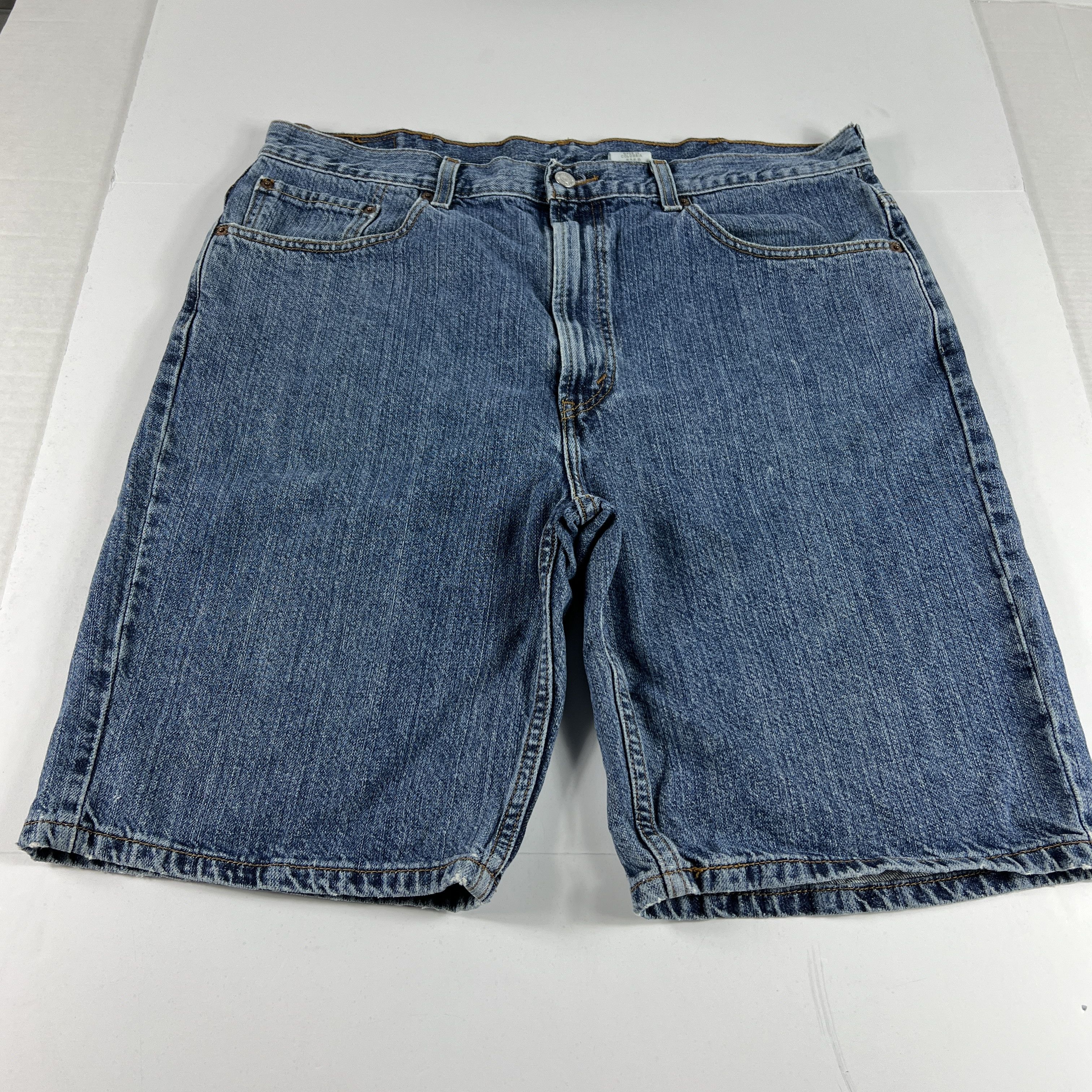 Levi's × Vintage VTG Levi's Jean Shorts 505 Cut Off Distressed Denim Jorts Size US 36 / EU 52 - 1 Thumbnail