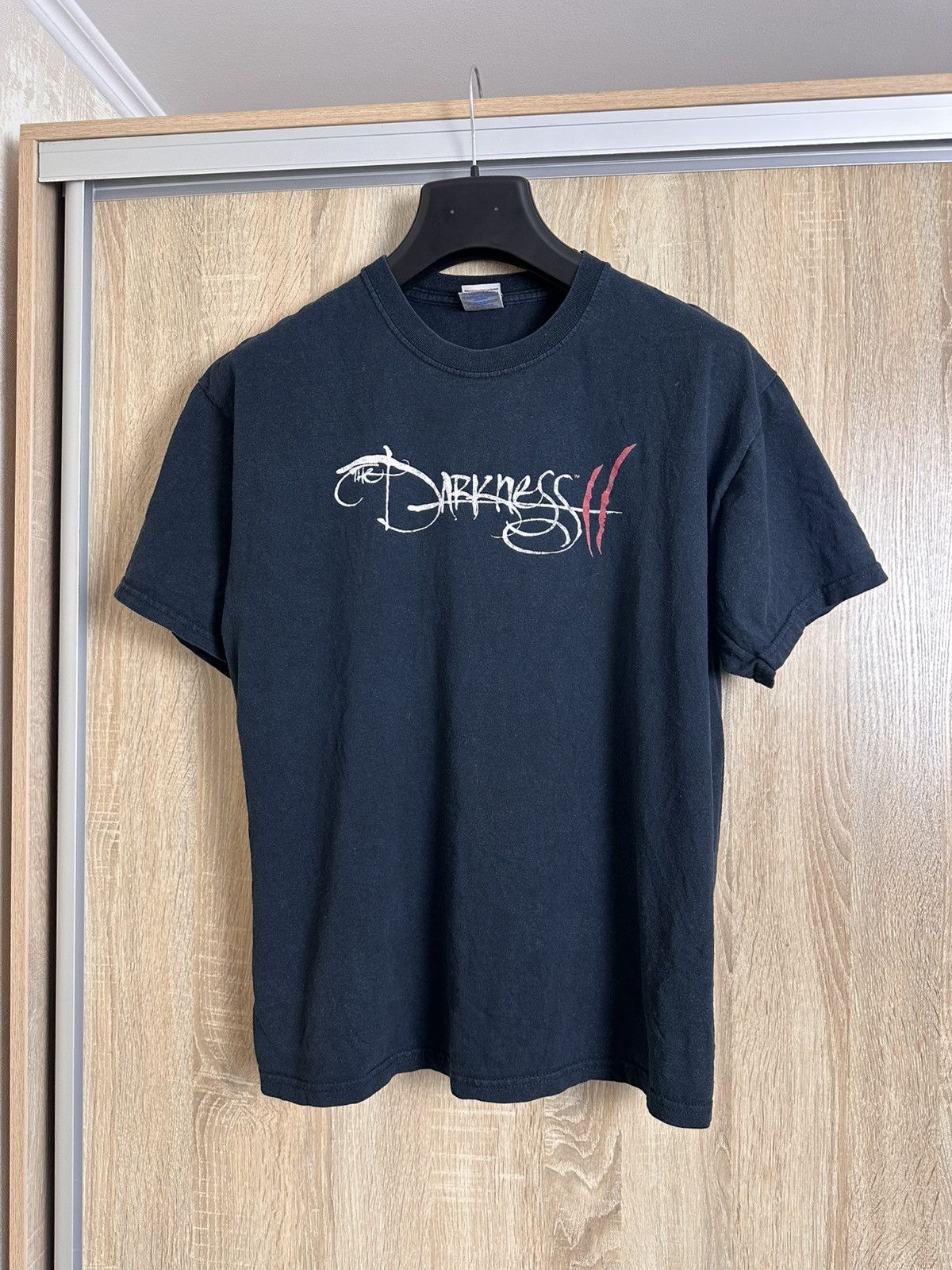 Playstation 🔥 The Darkness 2 Game T Shirt Playstation Dark Souls Halo Size US L / EU 52-54 / 3 - 5 Thumbnail