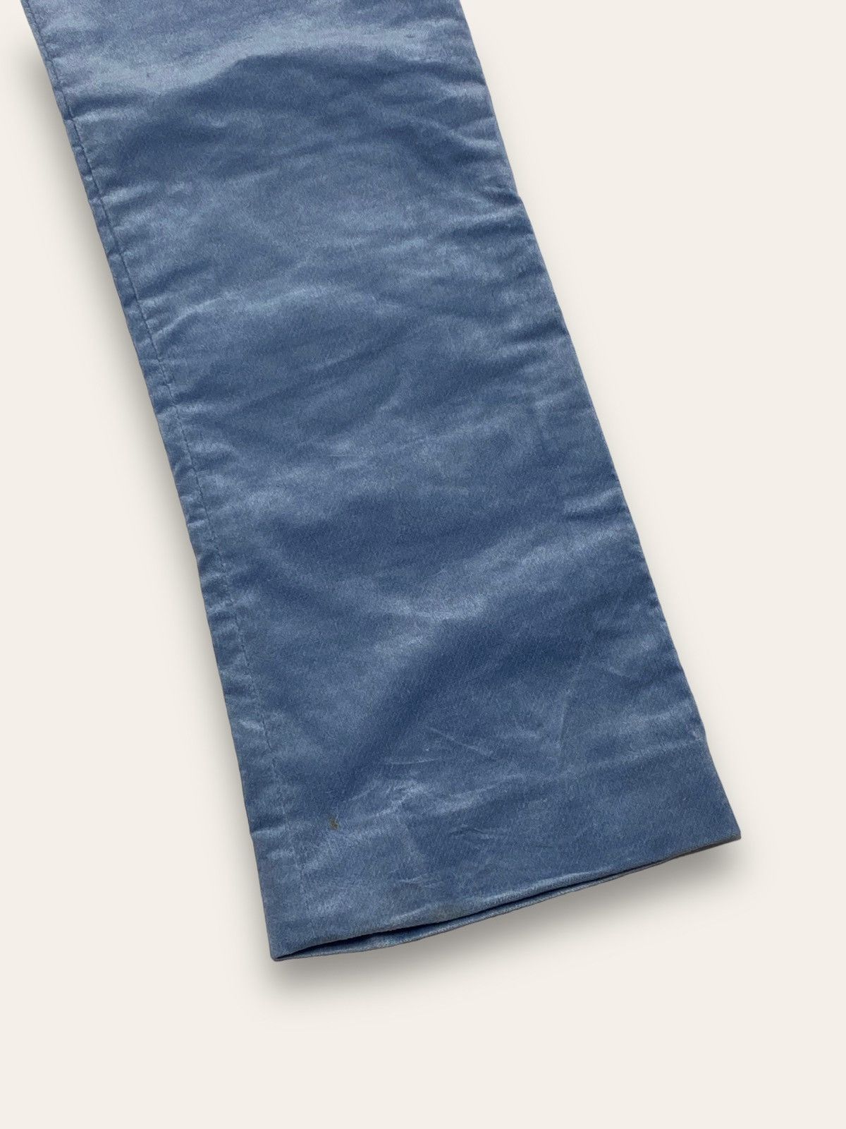 Alexander McQueen Vintage ALEXANDER MCQUEEN Velour Pastel Blue Pants Size 27" / US 4 / IT 40 - 2 Thumbnail