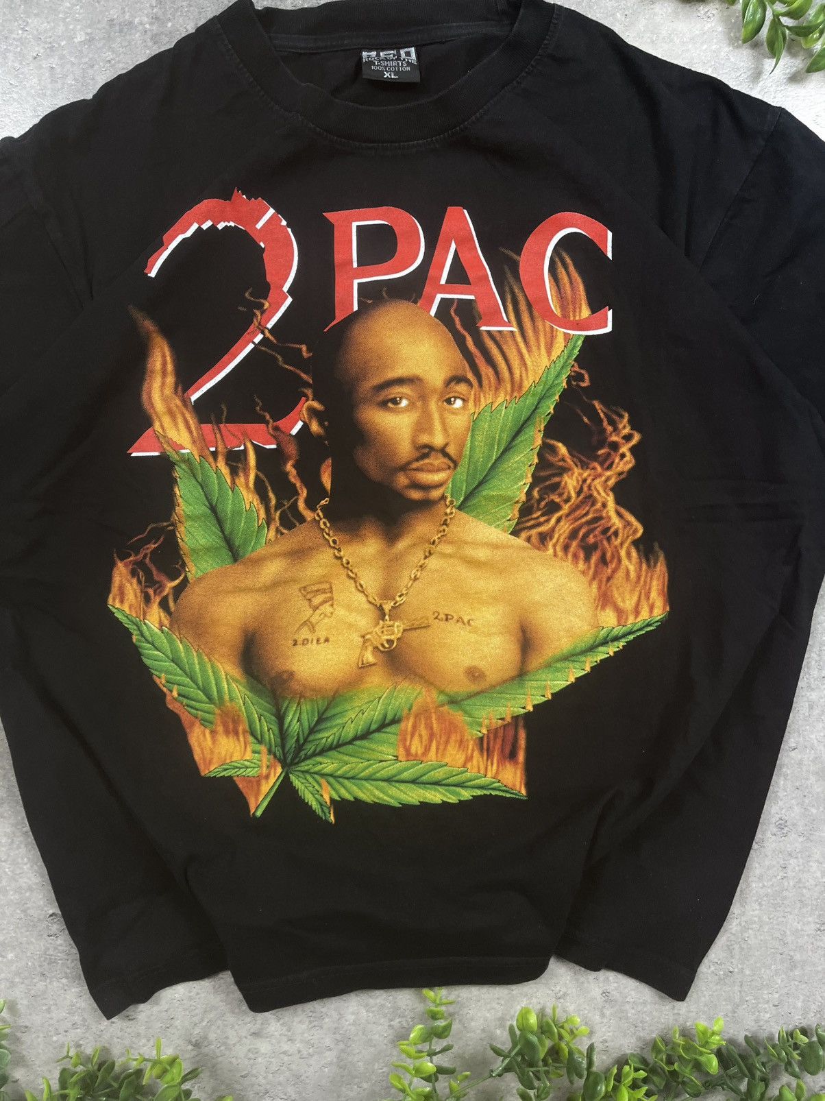 Other Tupac Shakur 2Pac Vintage Graphic T-Shirt Black Rap Tee XL Size US XL / EU 56 / 4 - 3 Thumbnail
