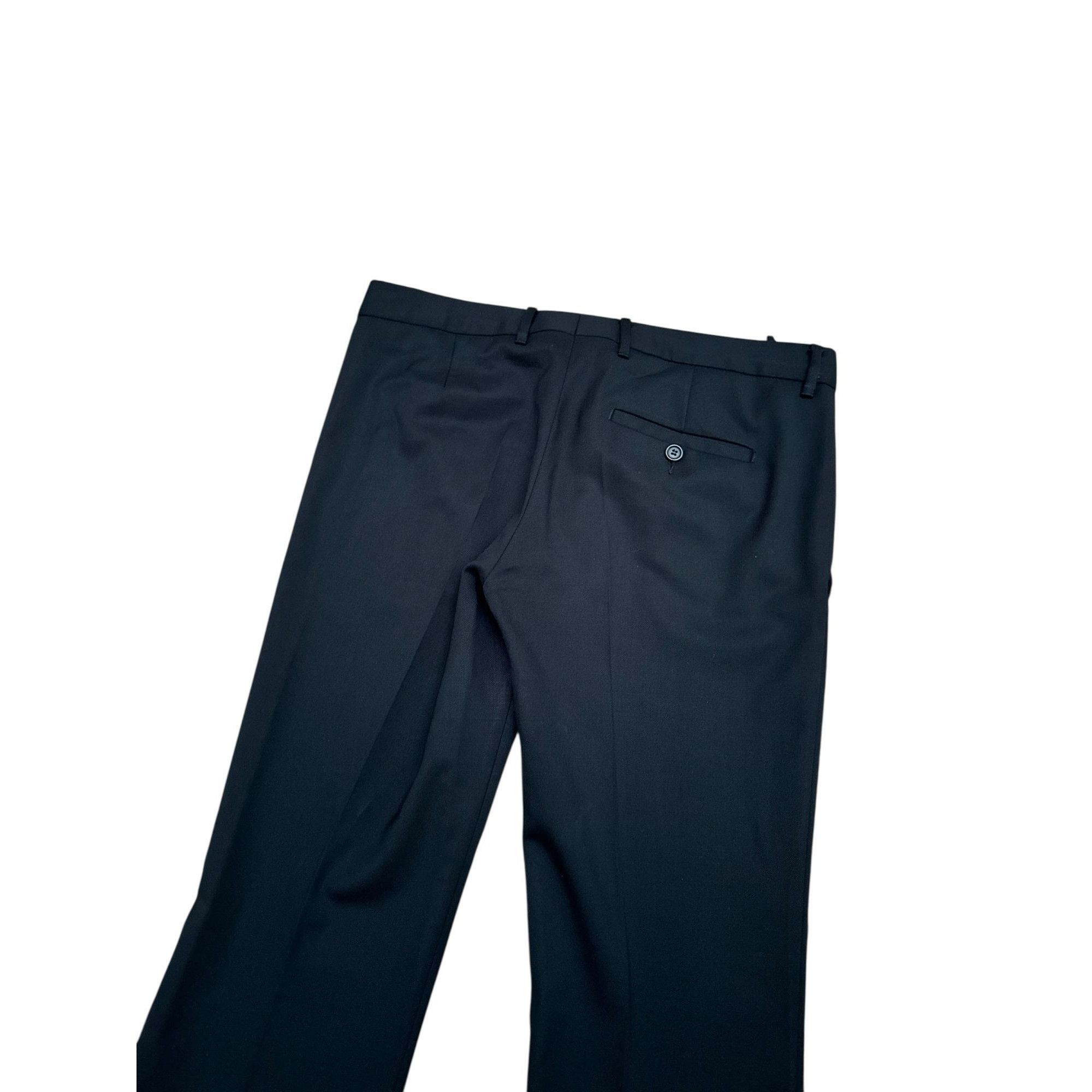 Miu Miu Grey Wool Low-Rise Flared Pants Size 28" / US 6 / IT 42 - 7 Thumbnail