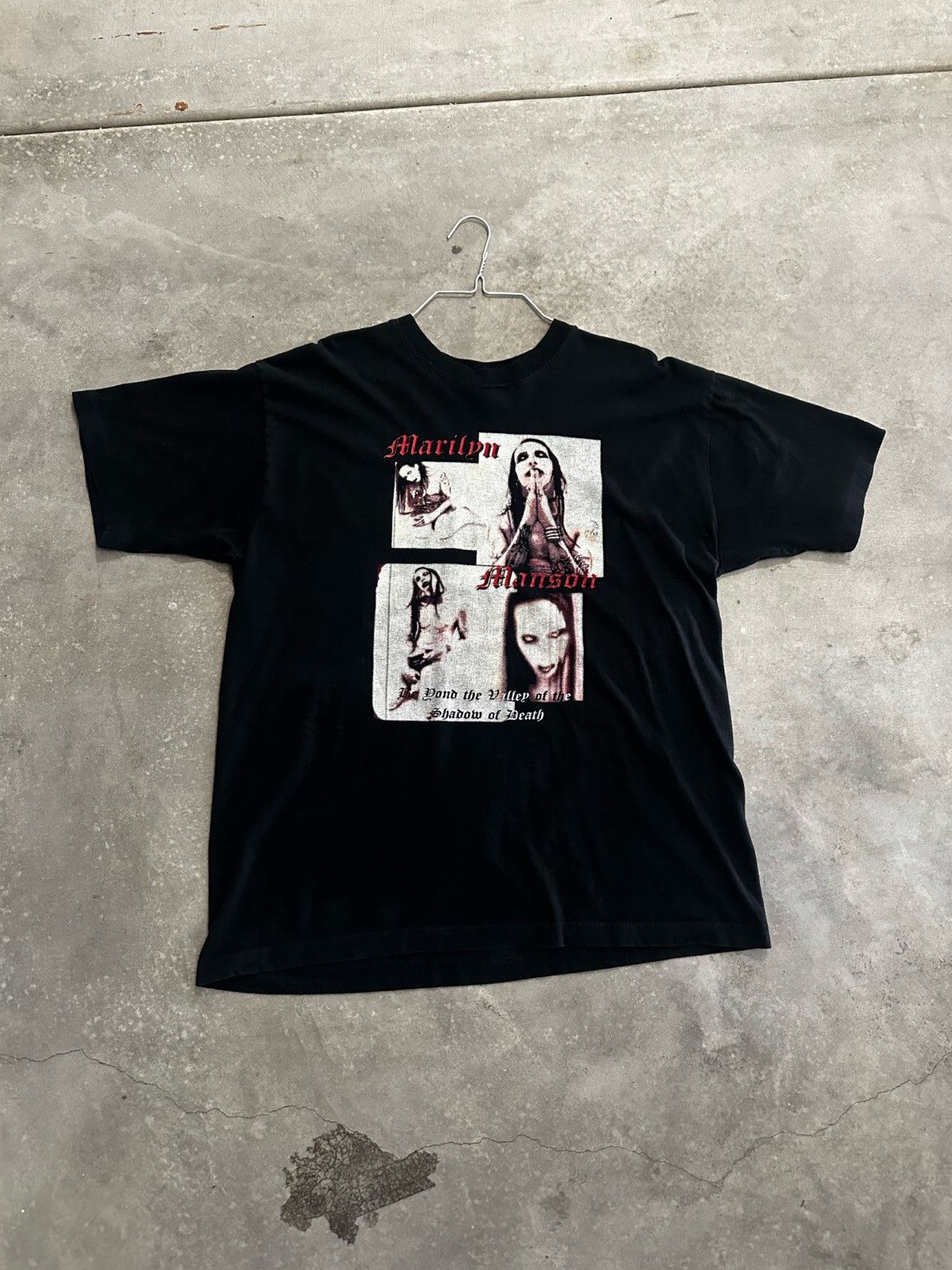 Marilyn Manson Tシャツ　90s00s vintage Vintage Marilyn Manson Merch T-shirt 90s Double Side - Etsy