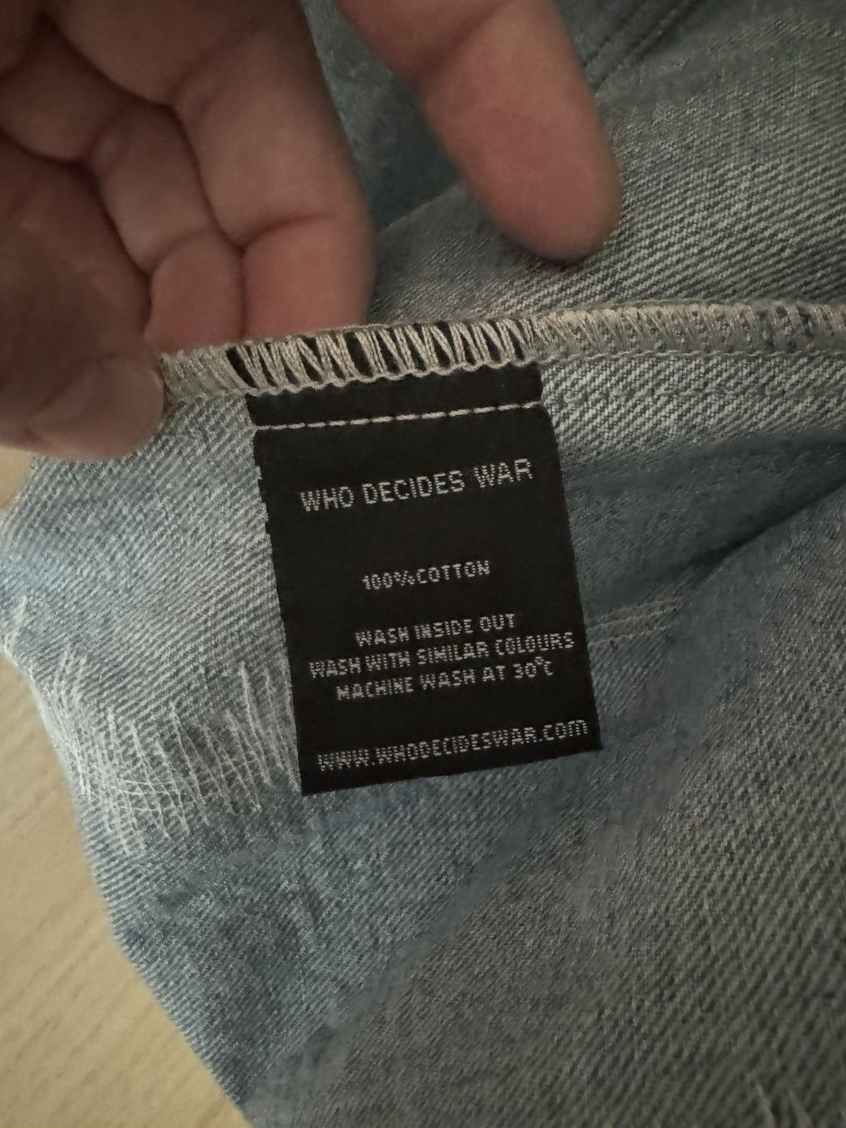 Who Decides War Who Decides War Melded Vessel Denim Shirt “Indigo” Large Size US L / EU 52-54 / 3 - 8 Thumbnail
