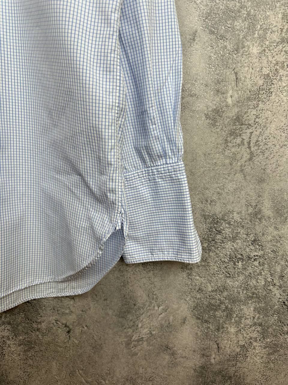 Ede & Ravenscroft Ede & Ravenscroft Button Up Dress Shirt Oxford Micro Check Size US L / EU 52-54 / 3 - 8 Thumbnail