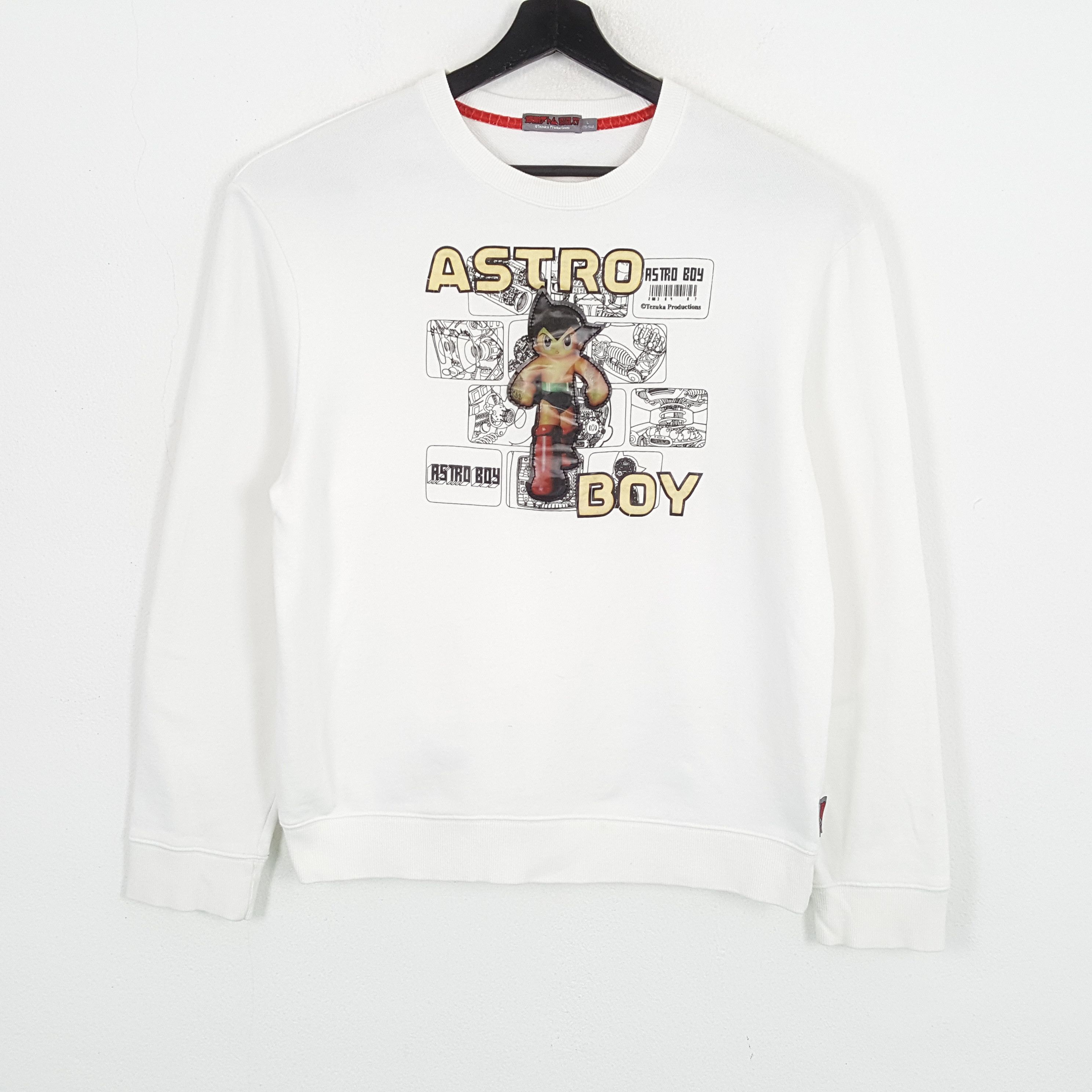 Anime × Sci-Fi Fantasy × Vintage ASTRO BOY Japanese Anime Cartoon Sweatshirt Size US M / EU 48-50 / 2 - 1 Thumbnail